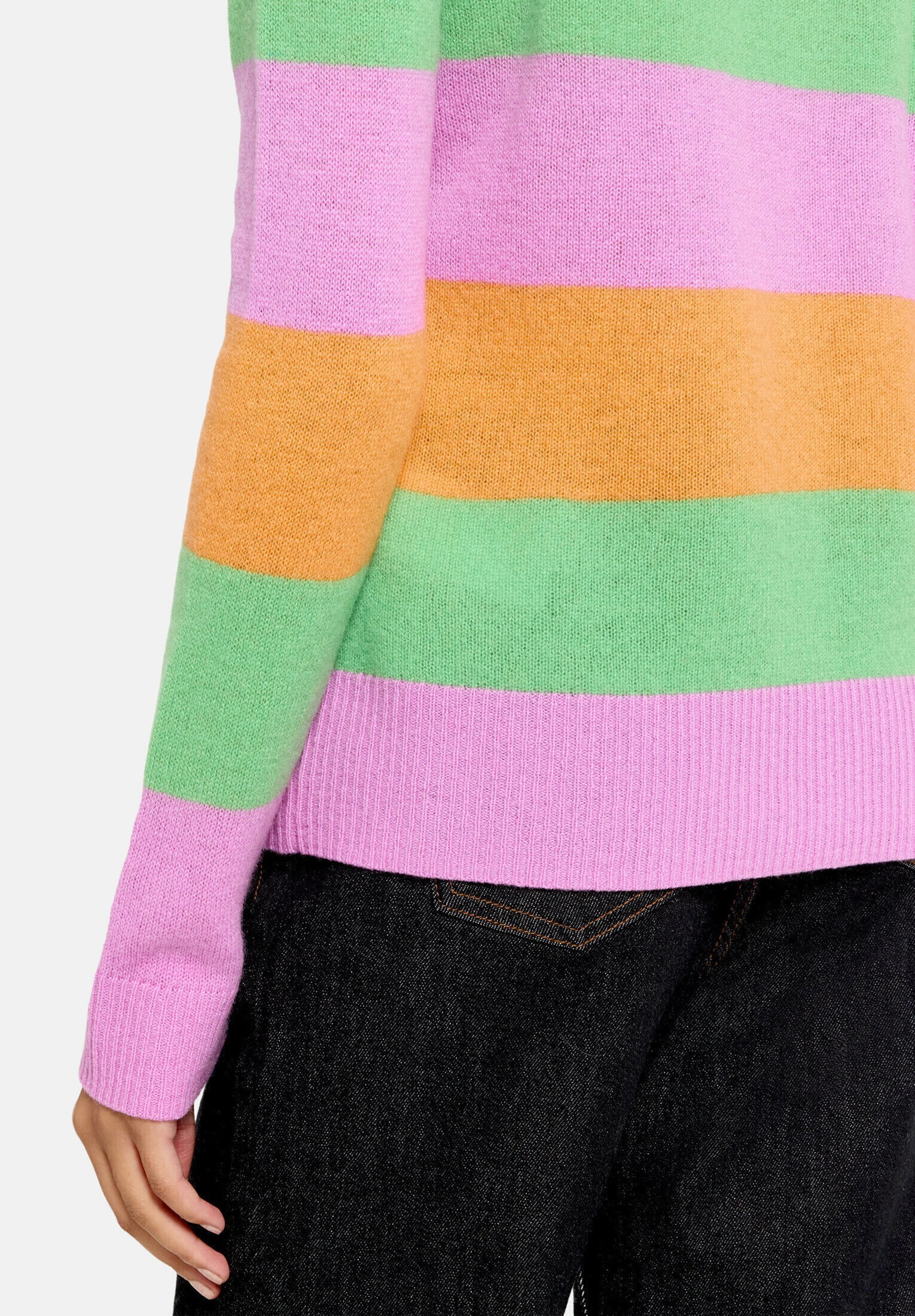Cartoon Strickpullover »Damen mit Rundhalsausschnitt« 1 tlg.