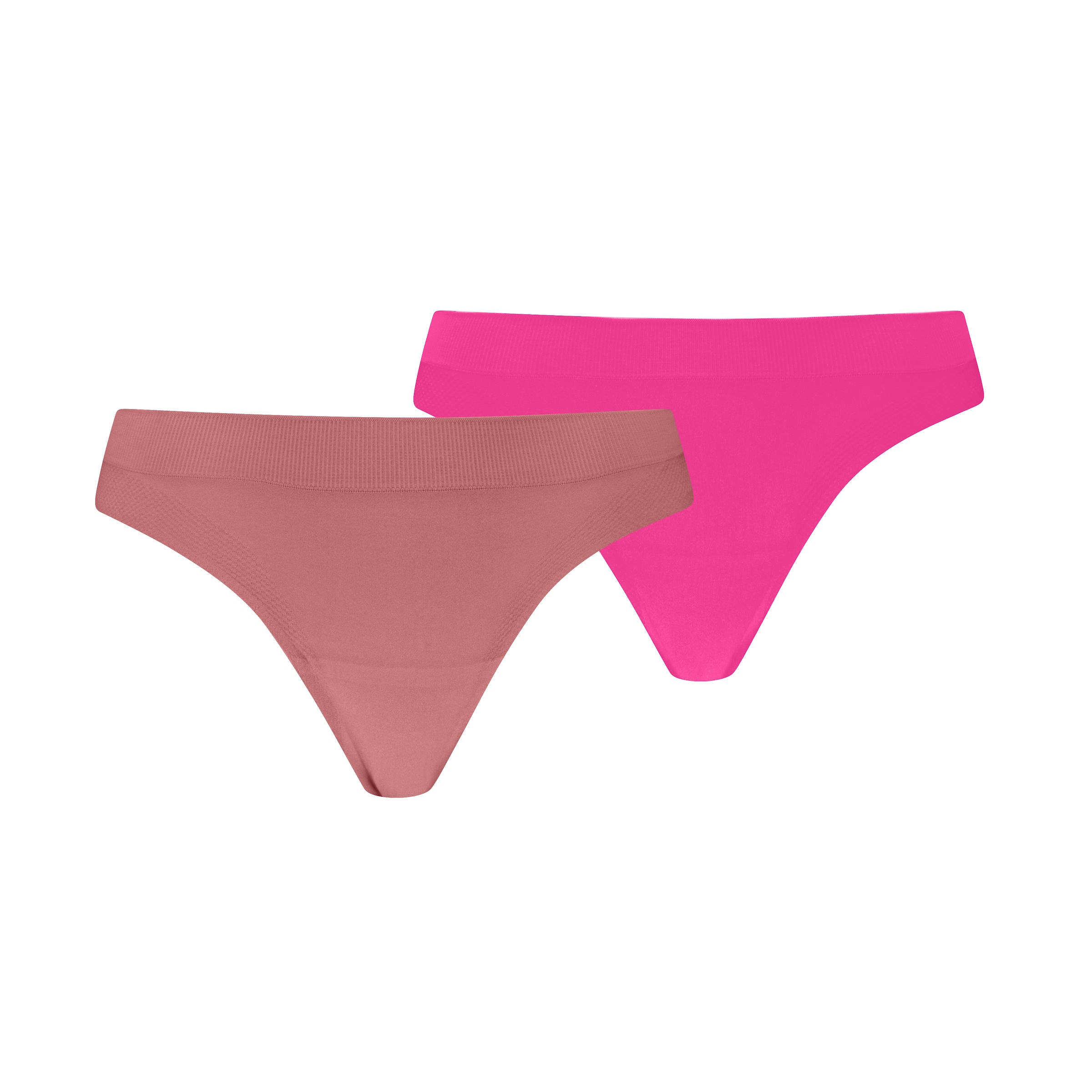 Puma String "Puma Women 3D Knit Sport Strings" 2er Pack, Nahtlose Ränder Für Eine Unsichtbare Passform