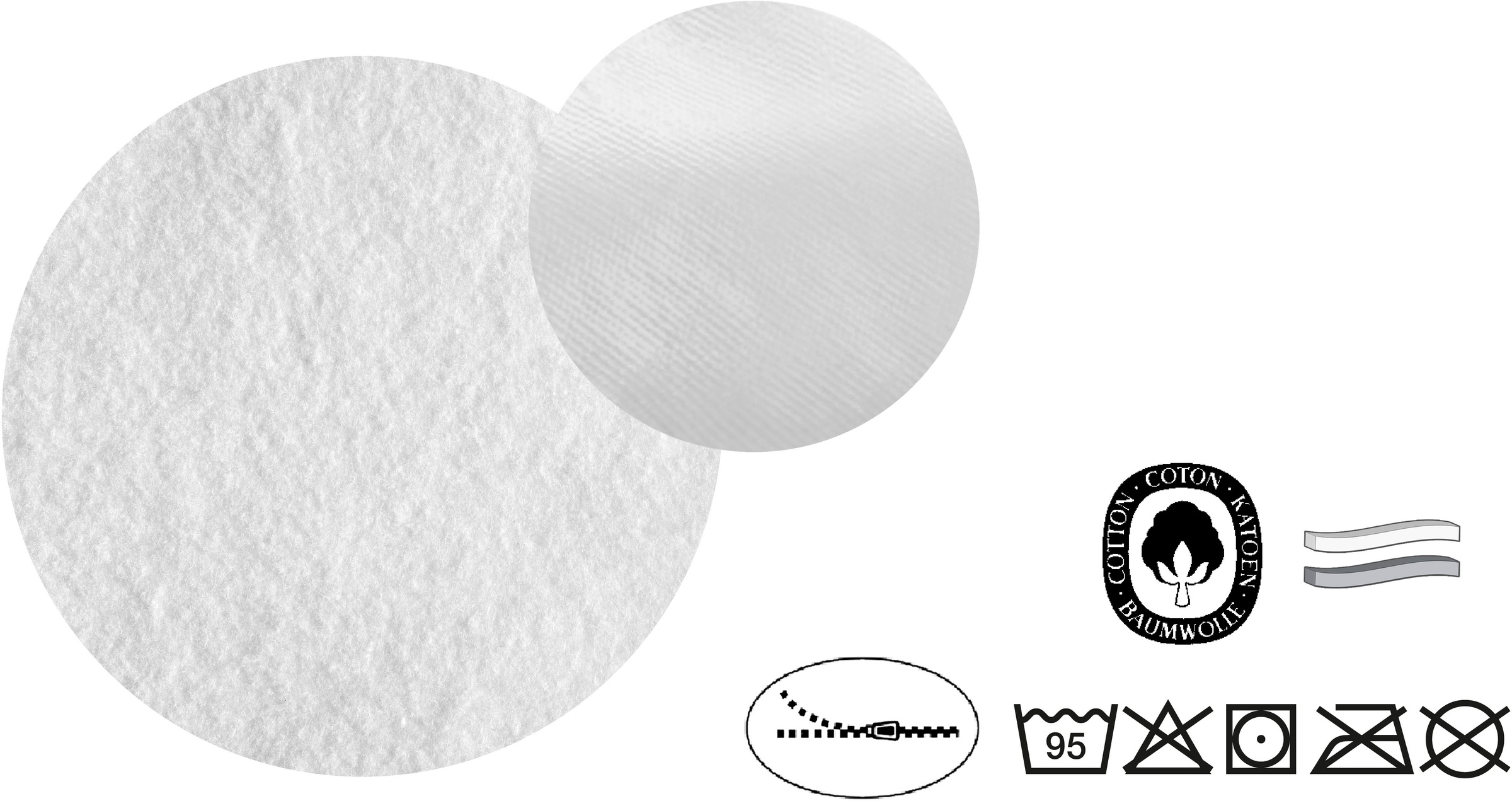 Biberna Sleep & Protect Kissenhülle »wasserundurchlässiger Molton-Kopfkissenbezug«, (1 St.), empfehlenswert bei Hausstauballergien - made in Germany