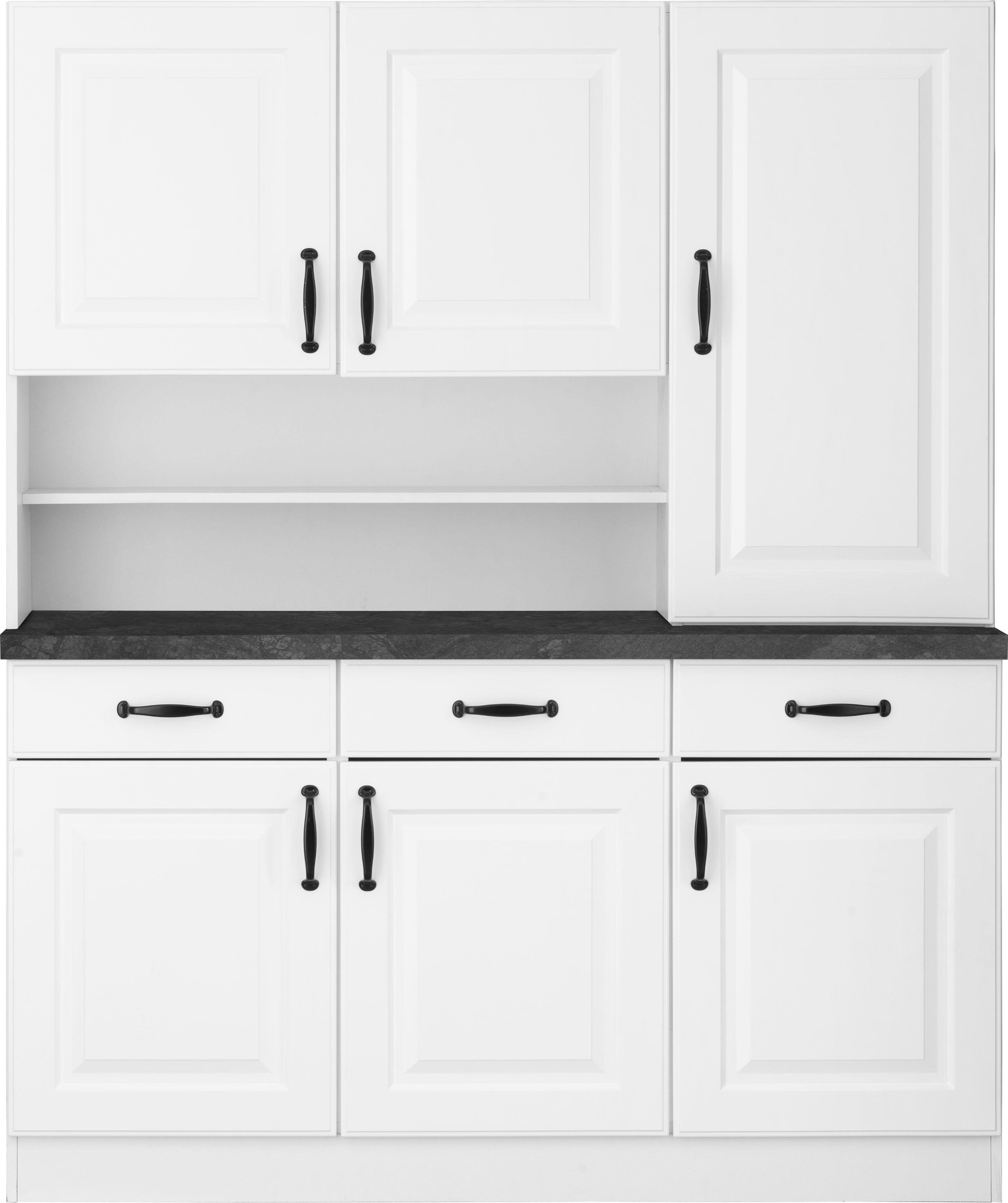 wiho Küchen Küchenbuffet "Erla, TOPSELLER" 150 cm breit mit Kassettenfront günstig online kaufen