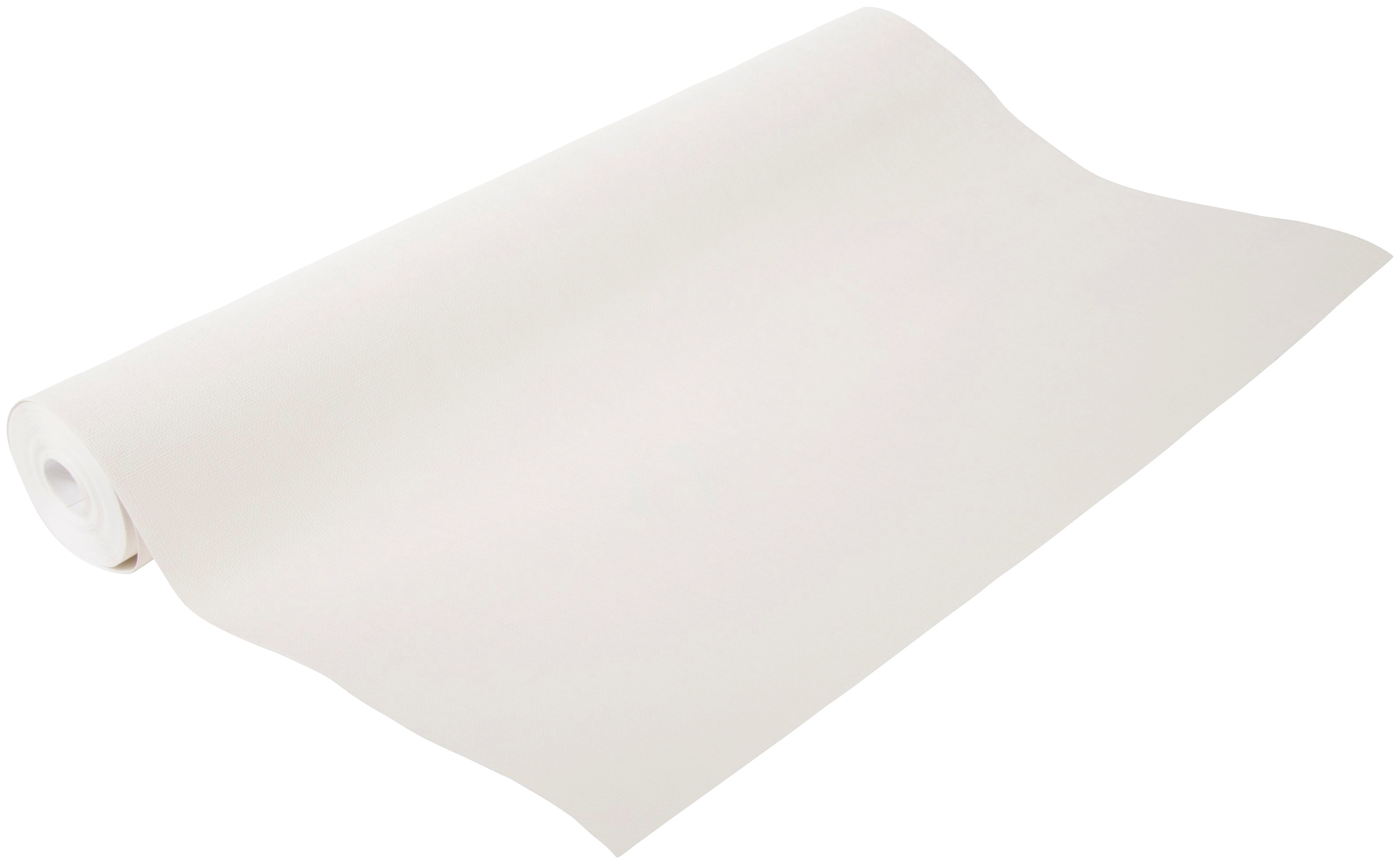 Thumbnail - Superfresco Easy Vliestapete "Lynn" uni geprägt Weiß - 10m x 52cm