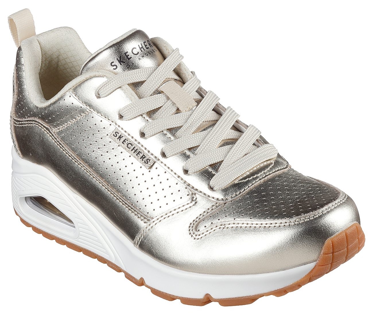 Skechers Sneaker »Uno - Metallixs«, Keilsneaker, Plateausneaker, Schnürschuh mit Skech-Air