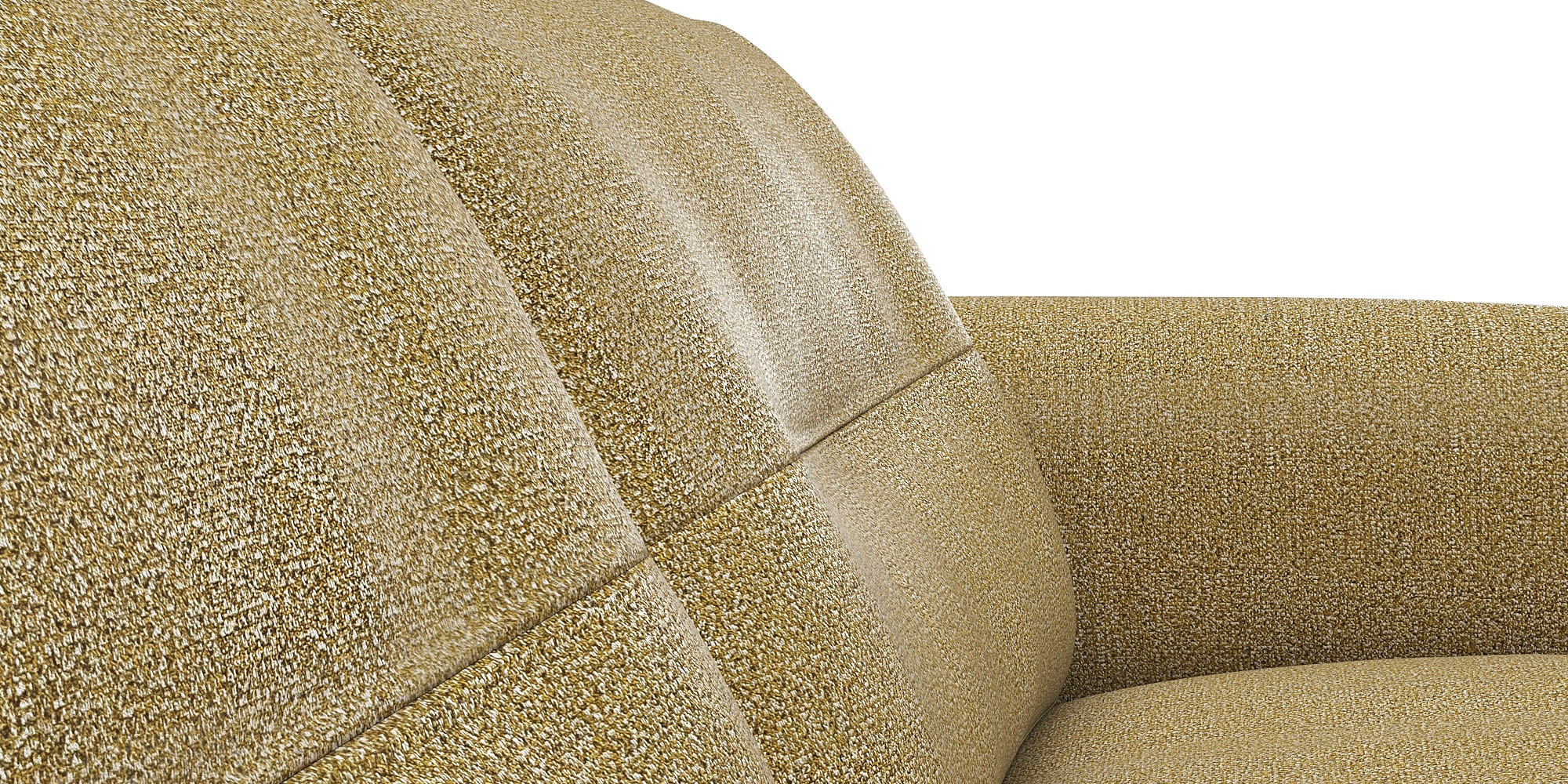 FLEXLUX 2,5-Sitzer »Glow Sofa, Couch,«, Premium-Sitz: Kaltschaum & Federkern, Arml. Walnuss, Fuß Alu