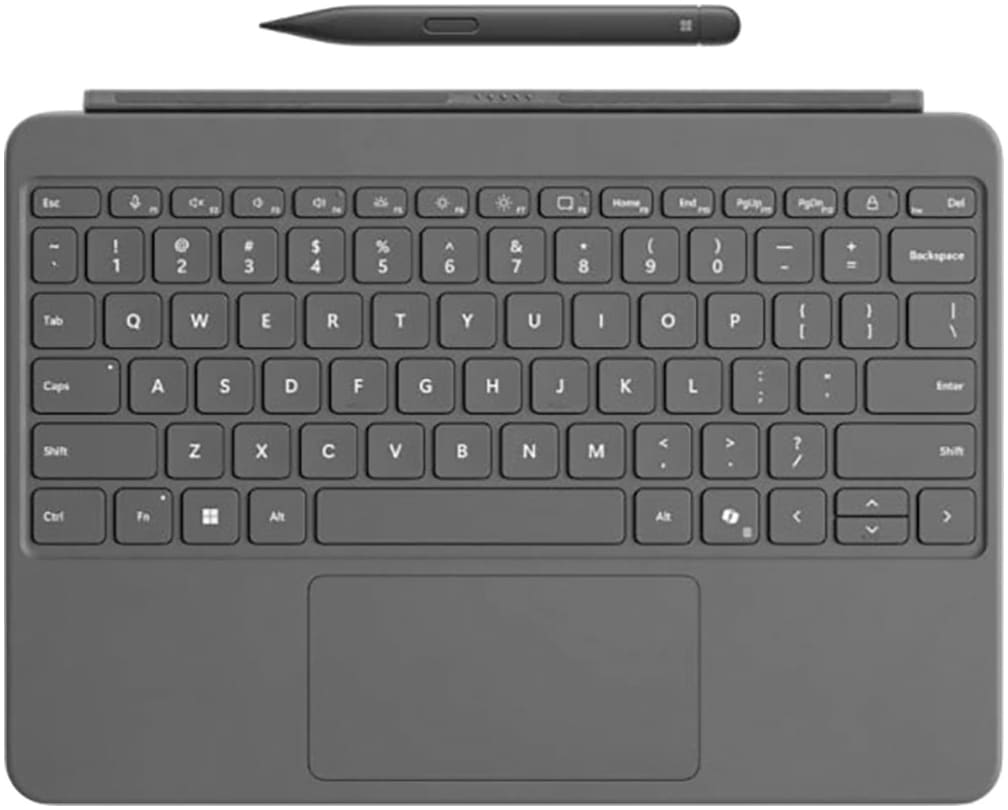 Microsoft Tastatur mit Touchpad »Surface Pro 12 Zoll mit Slim Pen«, (Multimedia-Tasten-Fn-Tasten-Touchpad-Funktionstasten)