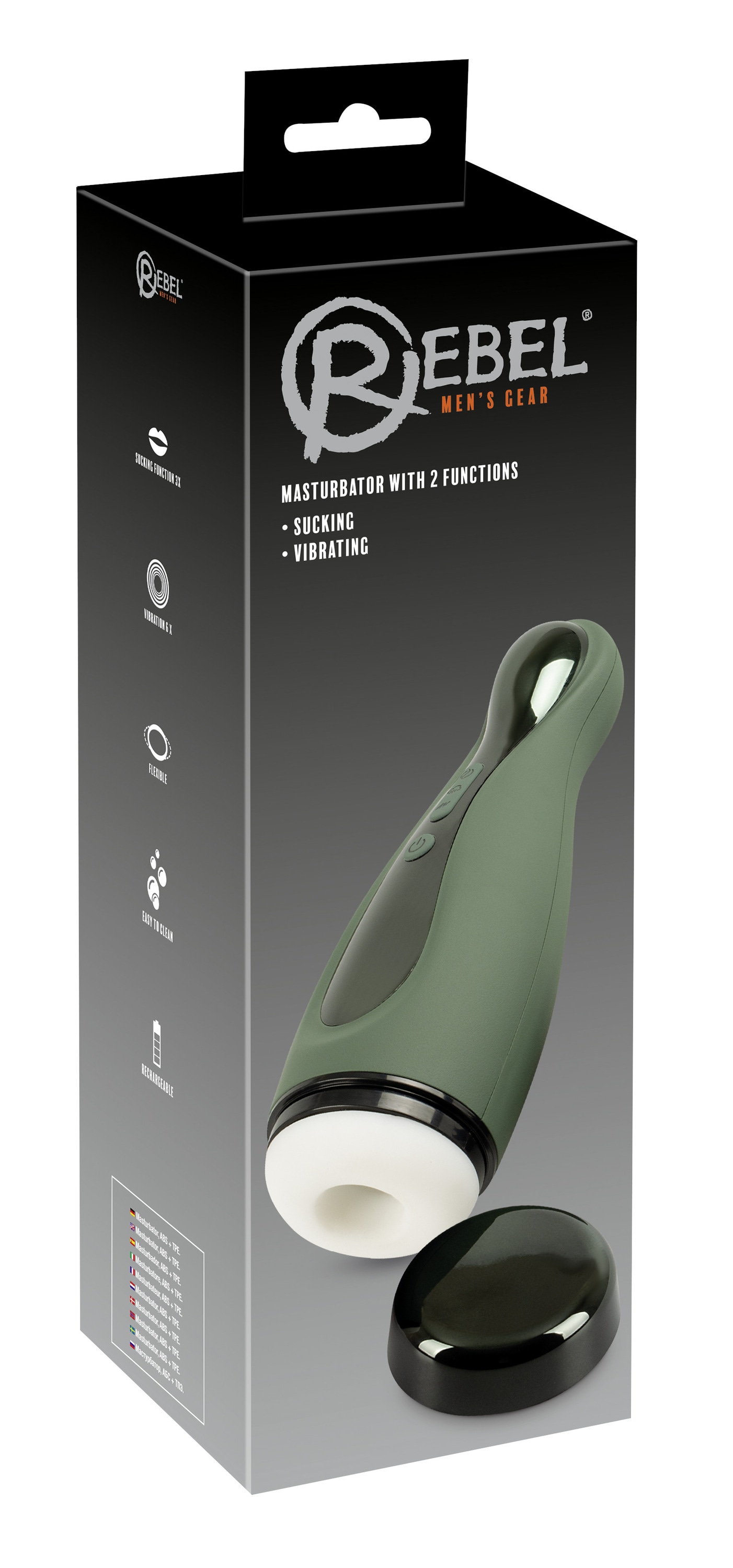 REBEL Masturbator »Masturbator Masturbator with 2 Functions«