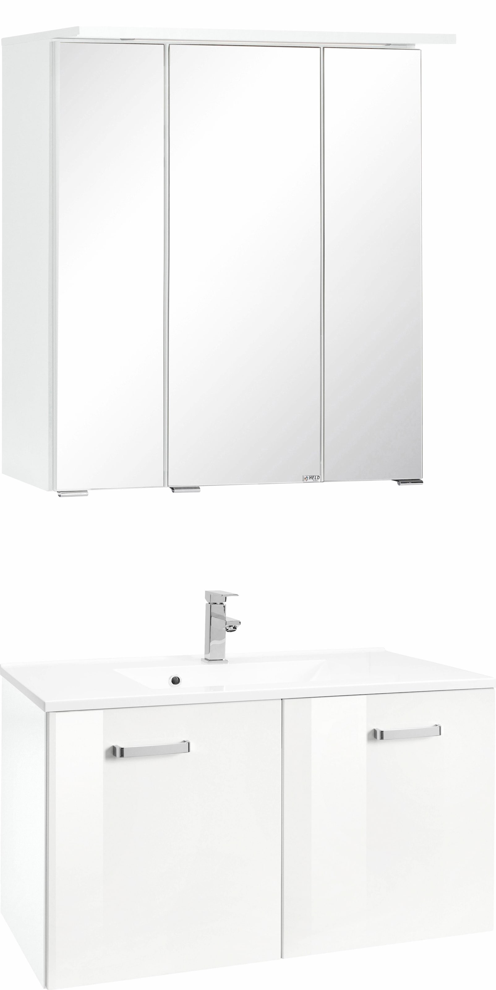 welltime Badmöbel-Set "Ravenna" 2 Stk. tlg. Breite 60 cm günstig online kaufen