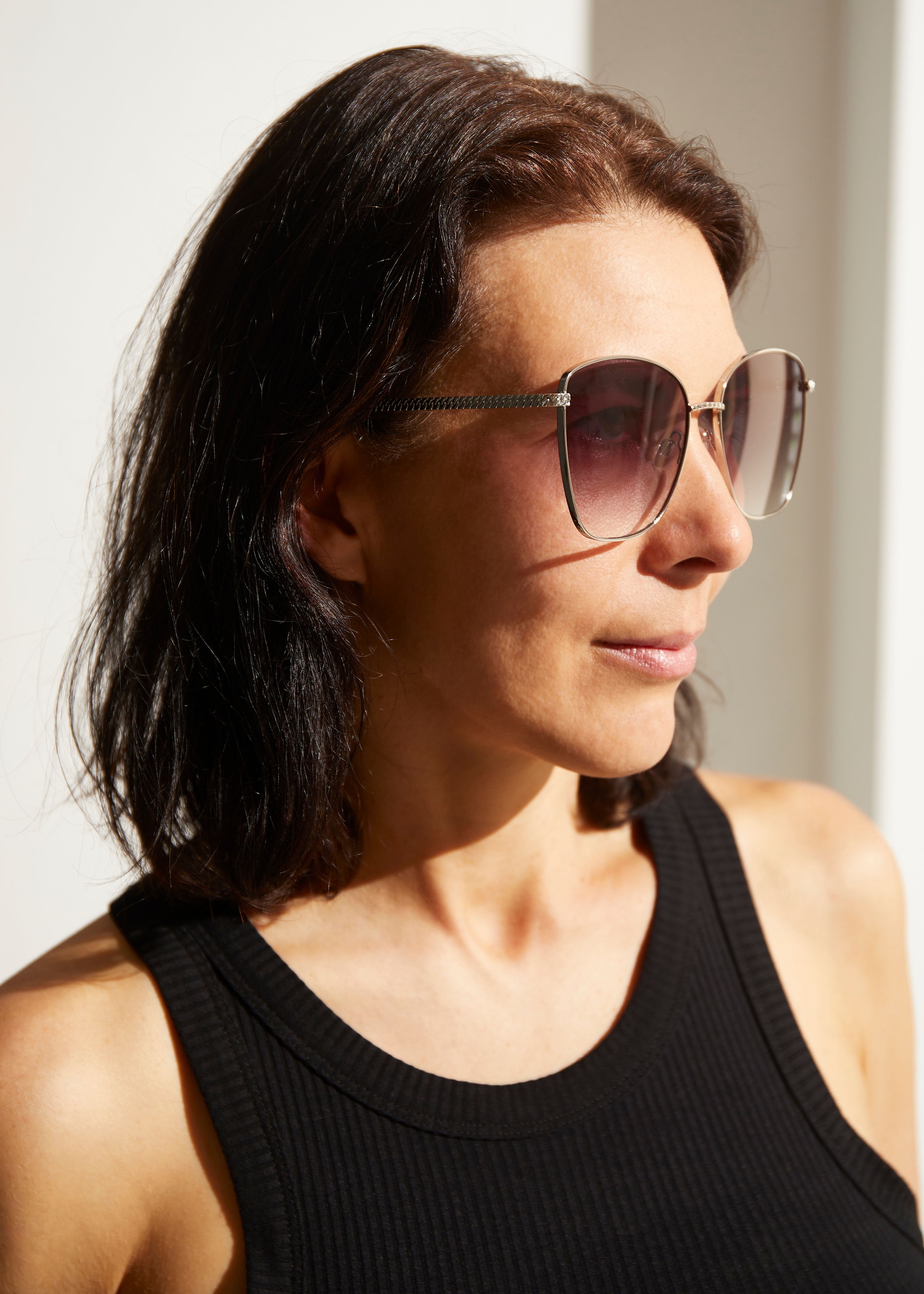 LASCANA Butterfly Sunglasses Silver 3