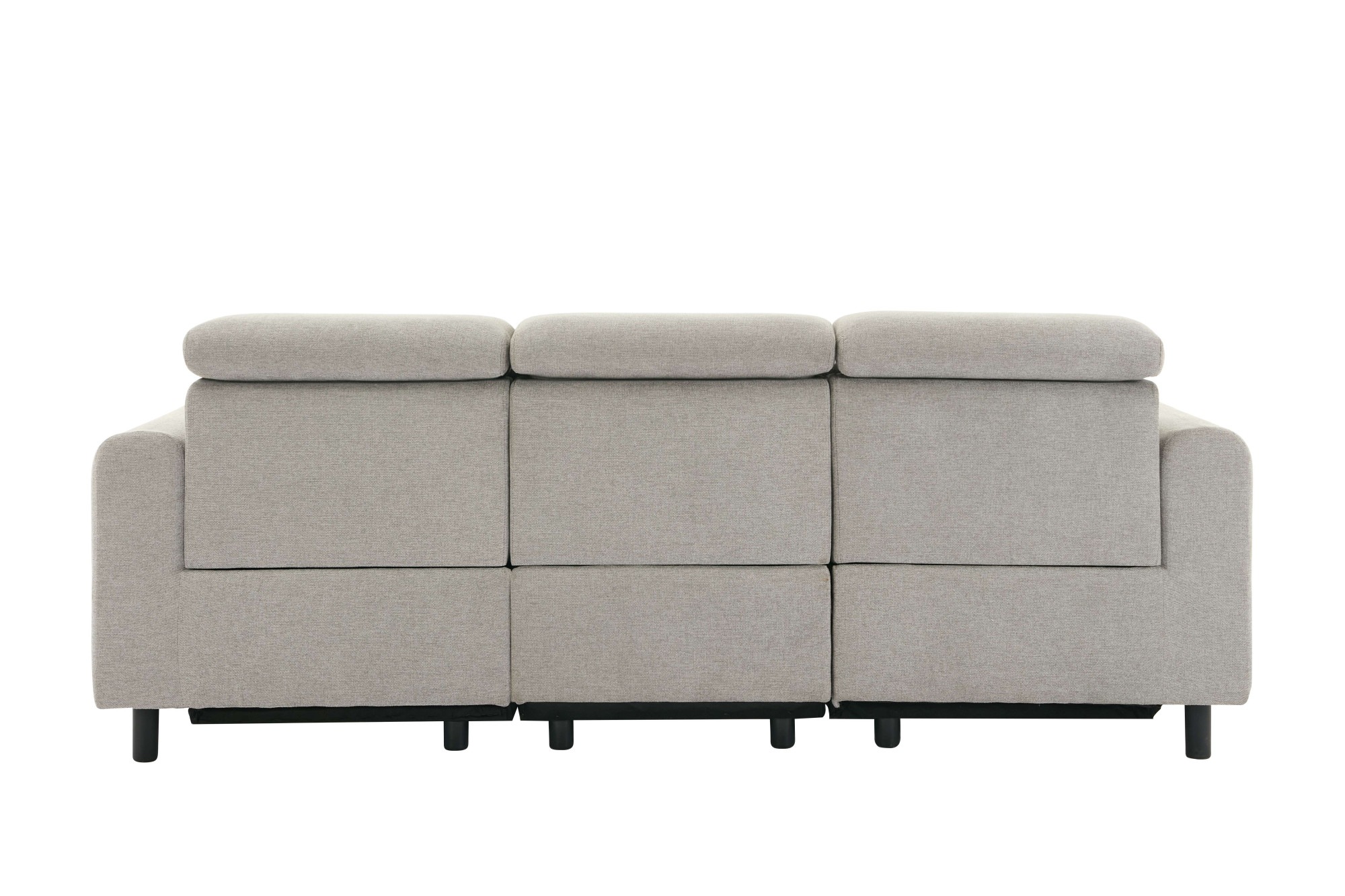 Home affaire 3-Sitzer »SKAANE Struktur-Sofa, 229 cm, manuelle-u. elektrische Relaxfunktion«, Relax-Funktion in 2 Sitzen, Kopfteilverstellung, Federkernpolsterung