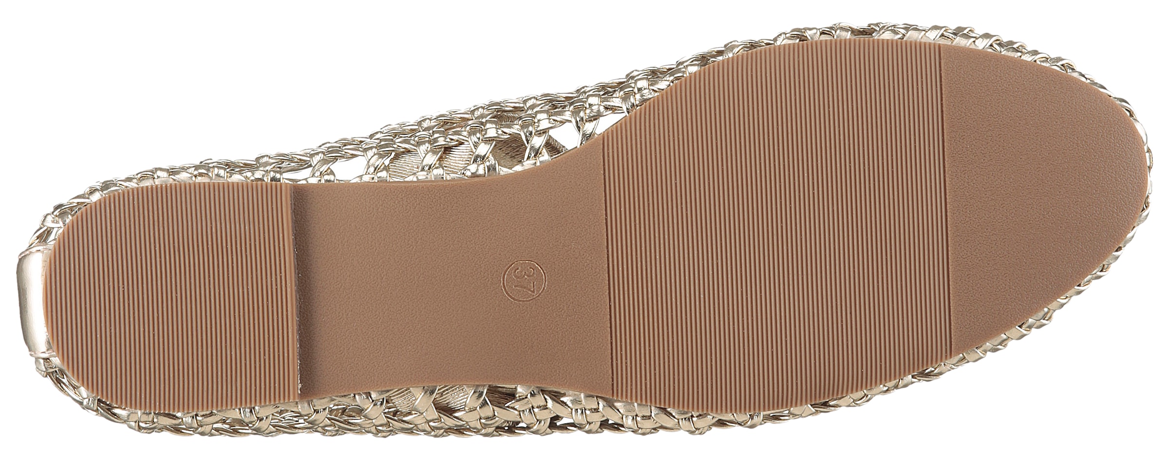Aniston SHOES Ballerina  Sommerschuh in Flechtoptik - NEUE KOLLEKTION