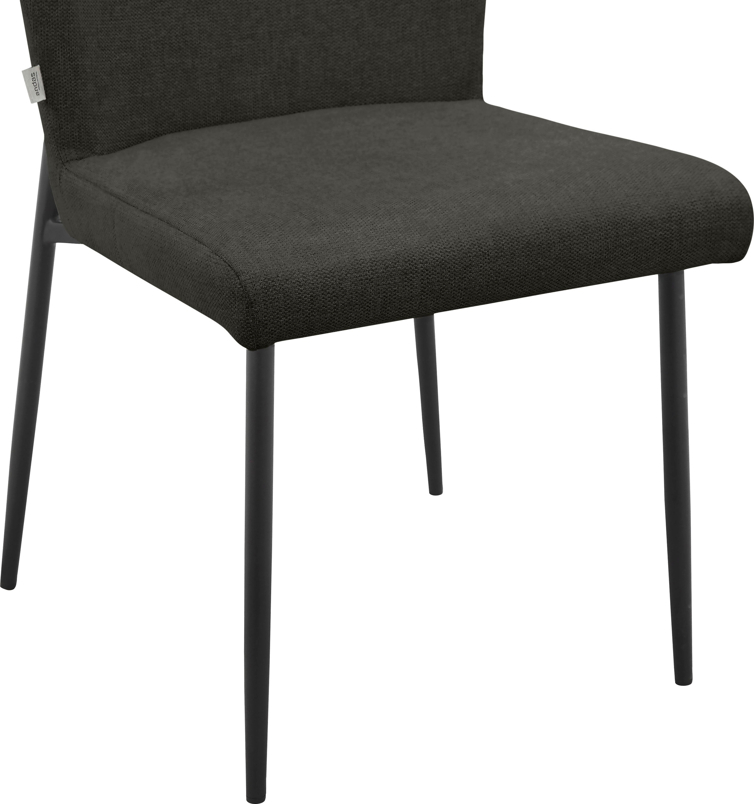 andas Esszimmerstuhl »Lieska«, (Set), 2 St., Webstoff, Polsterstuhl, Küchenstuhl, Sitzhöhe 47,5 cm