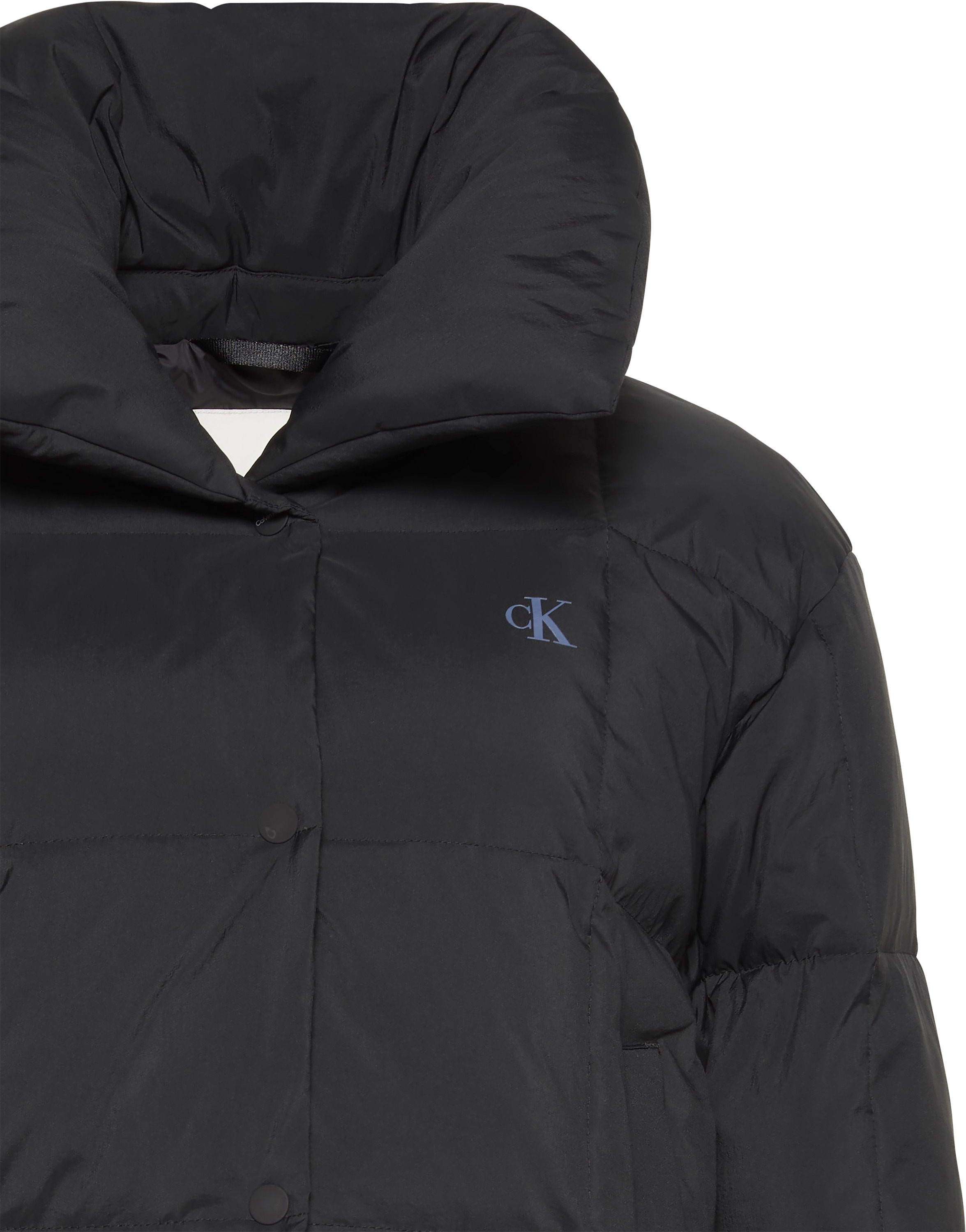 Calvin Klein Jeans Steppjacke »SHORT DOWN PUFFER« ohne Kapuze Mit Rundhalsausschnitt, regular fit