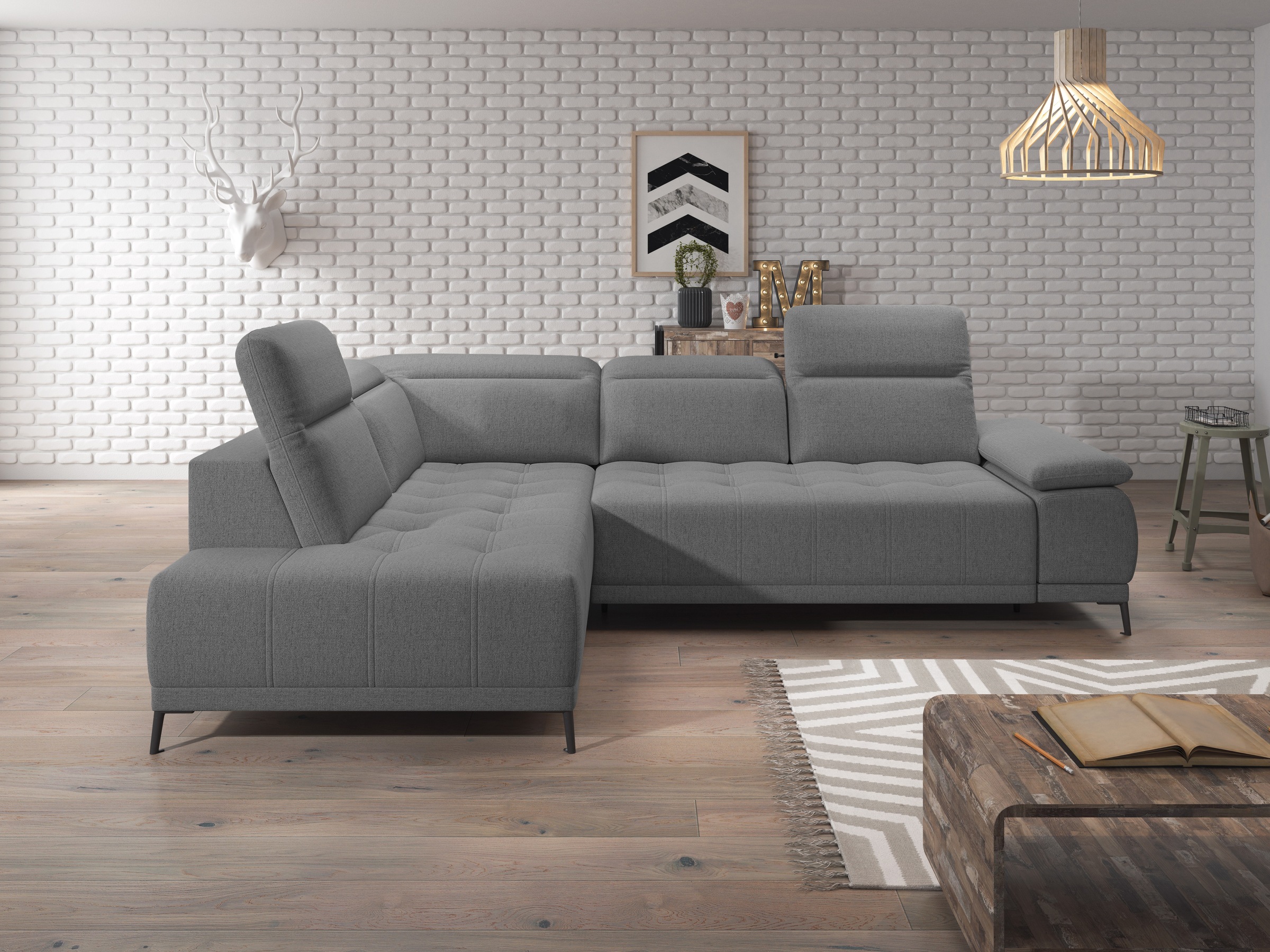 WERK2 Ecksofa "Memo Focus-L" Komfort nach Maß: Ausziehbare Sitztiefe, verst günstig online kaufen