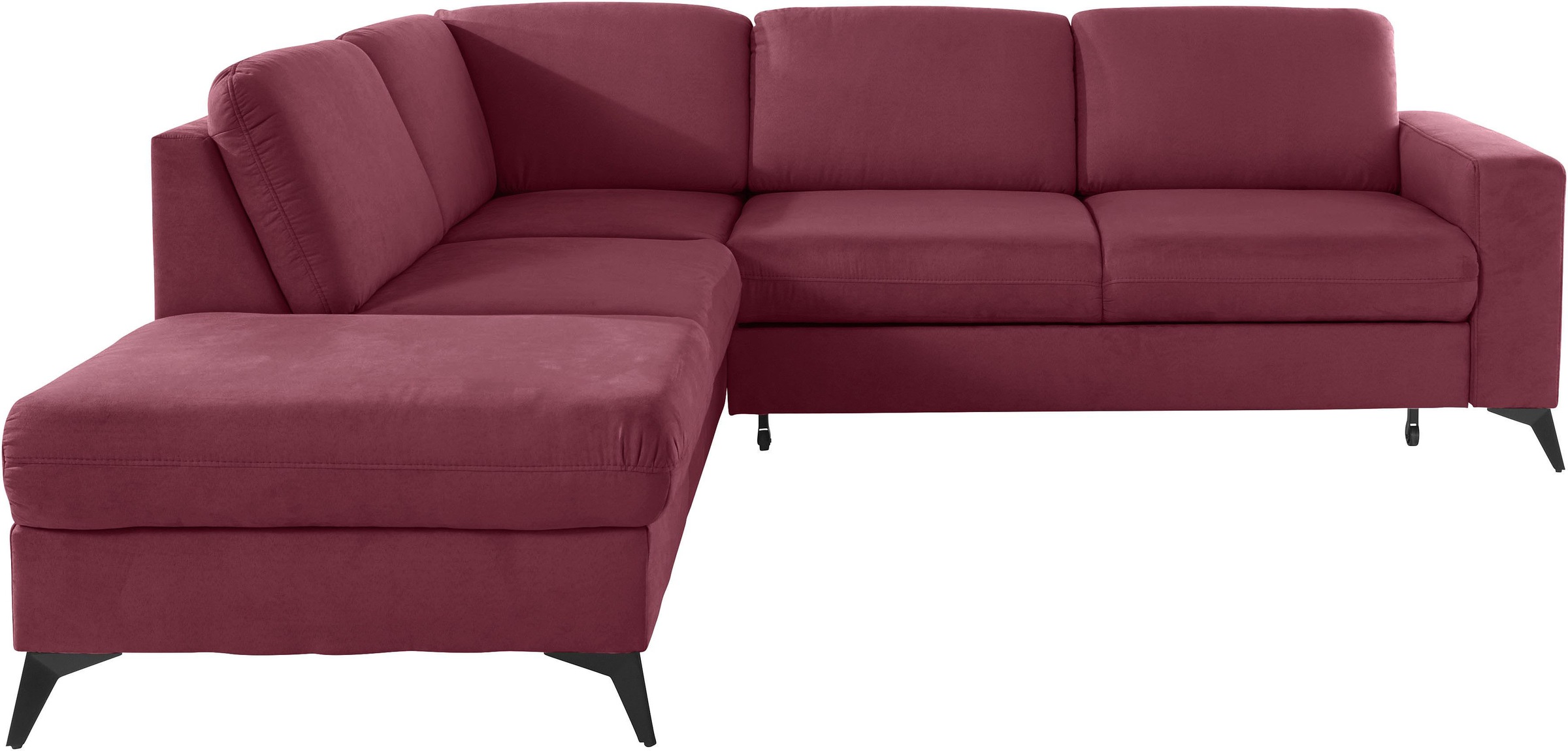 Home affaire Ecksofa "Lolland L-Form" Wahlweise mit Bettfunktion und Staura günstig online kaufen