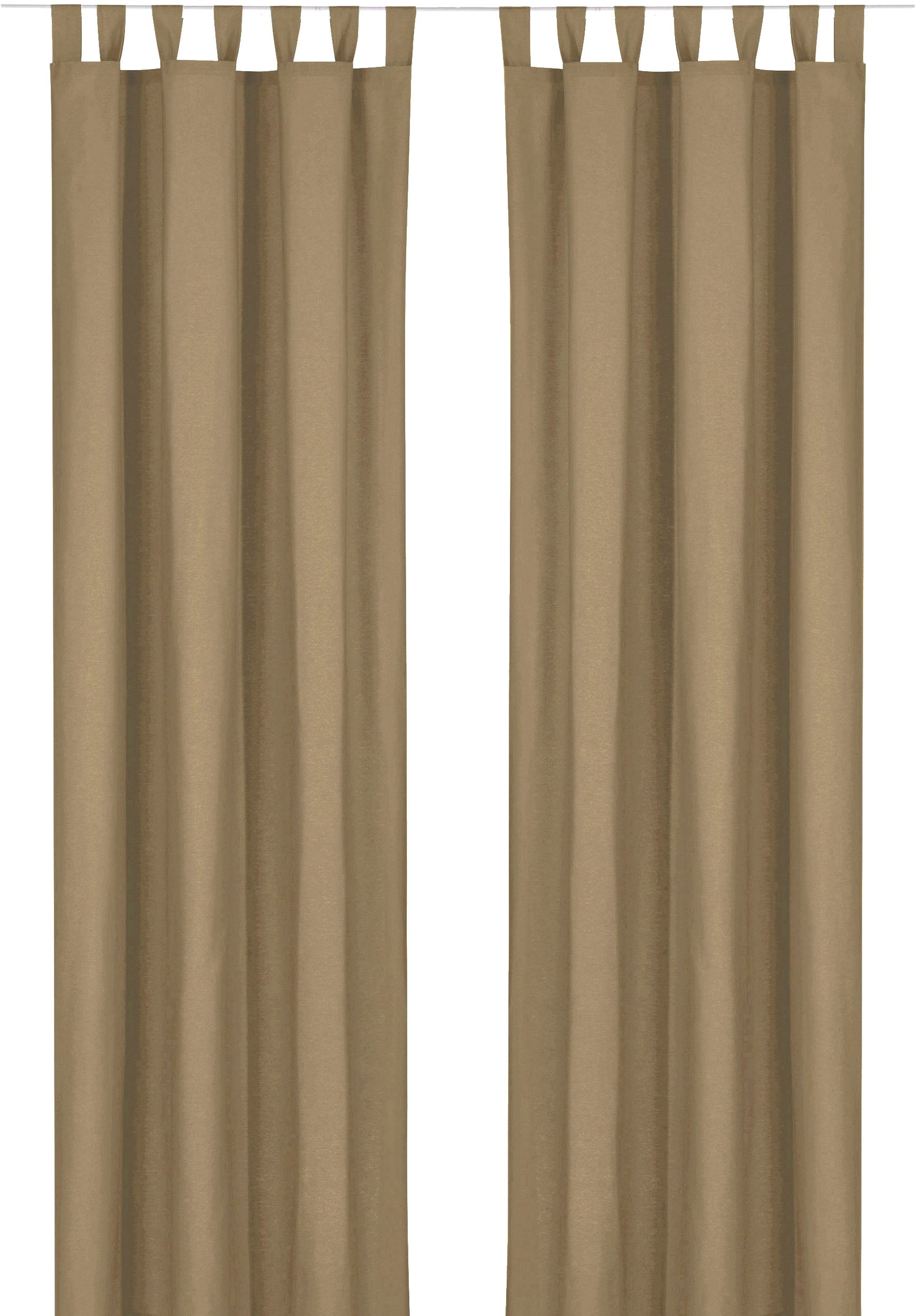 Weckbrodt Vorhang »Sento«, (1 St.), Baumwolle, blickdicht, matte Struktur, unifarben, Gardine, Store