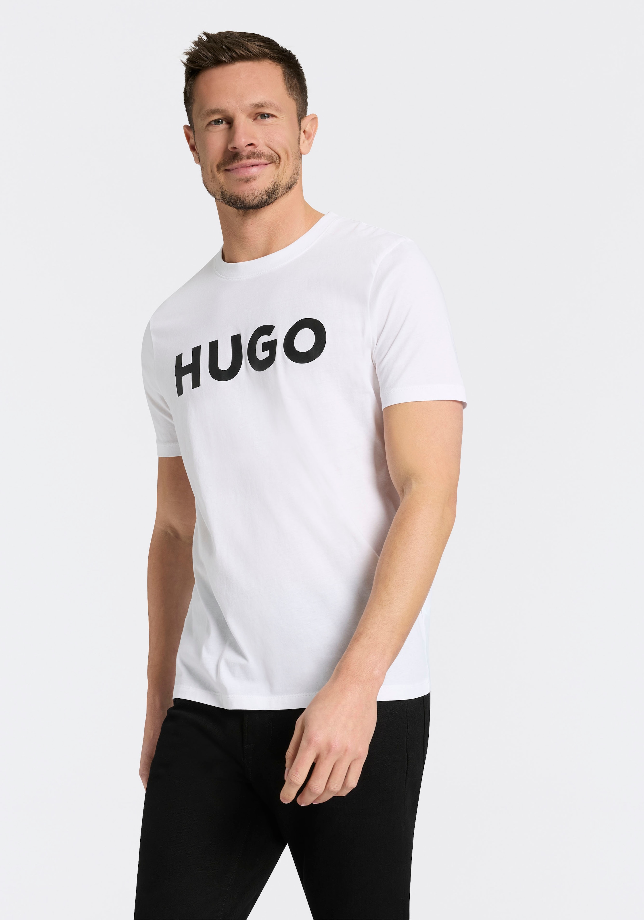 HUGO T-Shirt "Dulivio" Rundhalsausschnitt, Regular Fit, Must have Basic günstig online kaufen