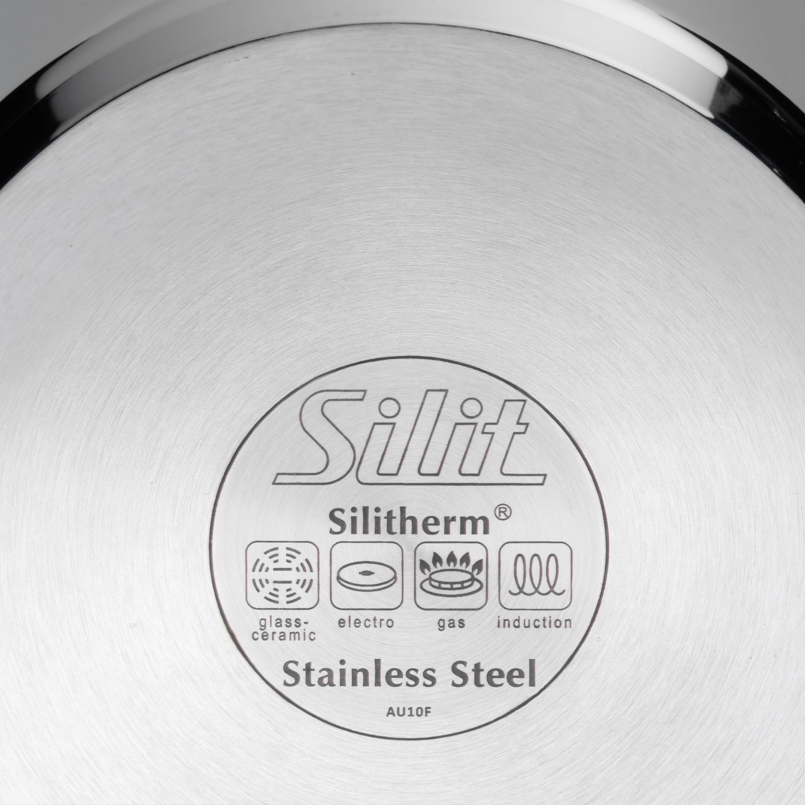 Silit Gemüsetopf »Suppentopf Induktion mit Glasdeckel«, Cromargan® Edelstahl Rostfrei 18/10, (Set, 2 tlg.), für alle Herdarten geeignet, Kochtopf mit extra hohem Rand 12l