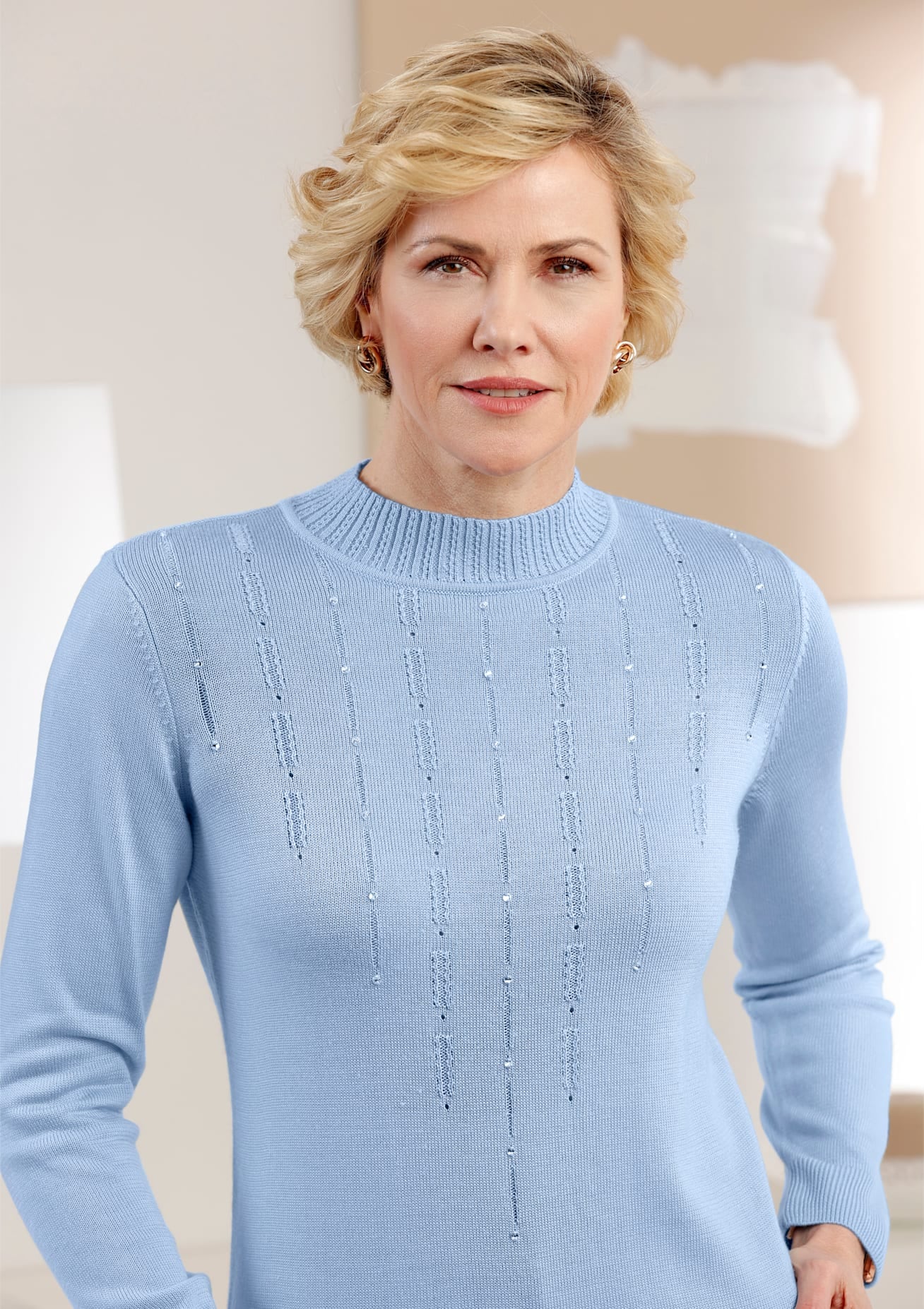 Classic Stehkragenpullover »Pullover«