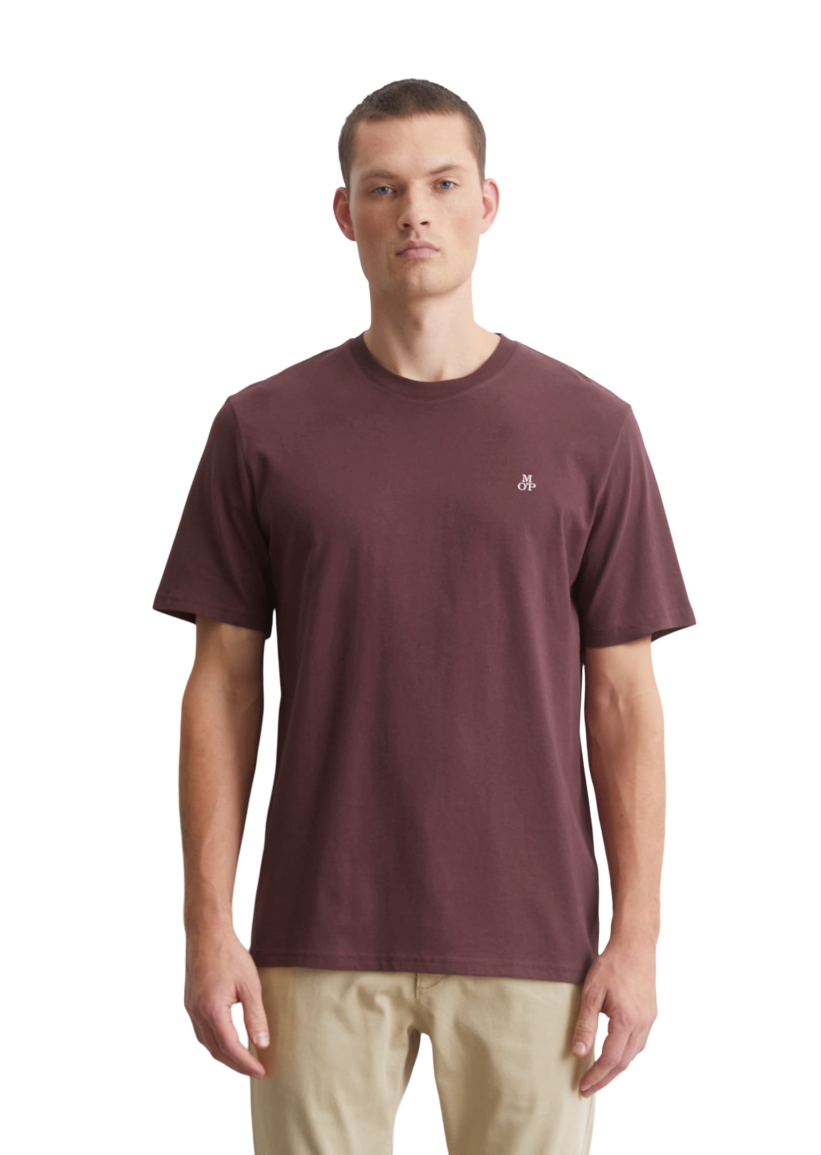 Marc OPolo Logo-T-Shirt aus Bio-Baumwolle