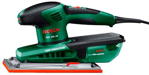 Bosch Home & Garden Schwingschleifer »PSS 300 AE«, mit Micro-Filtersystem