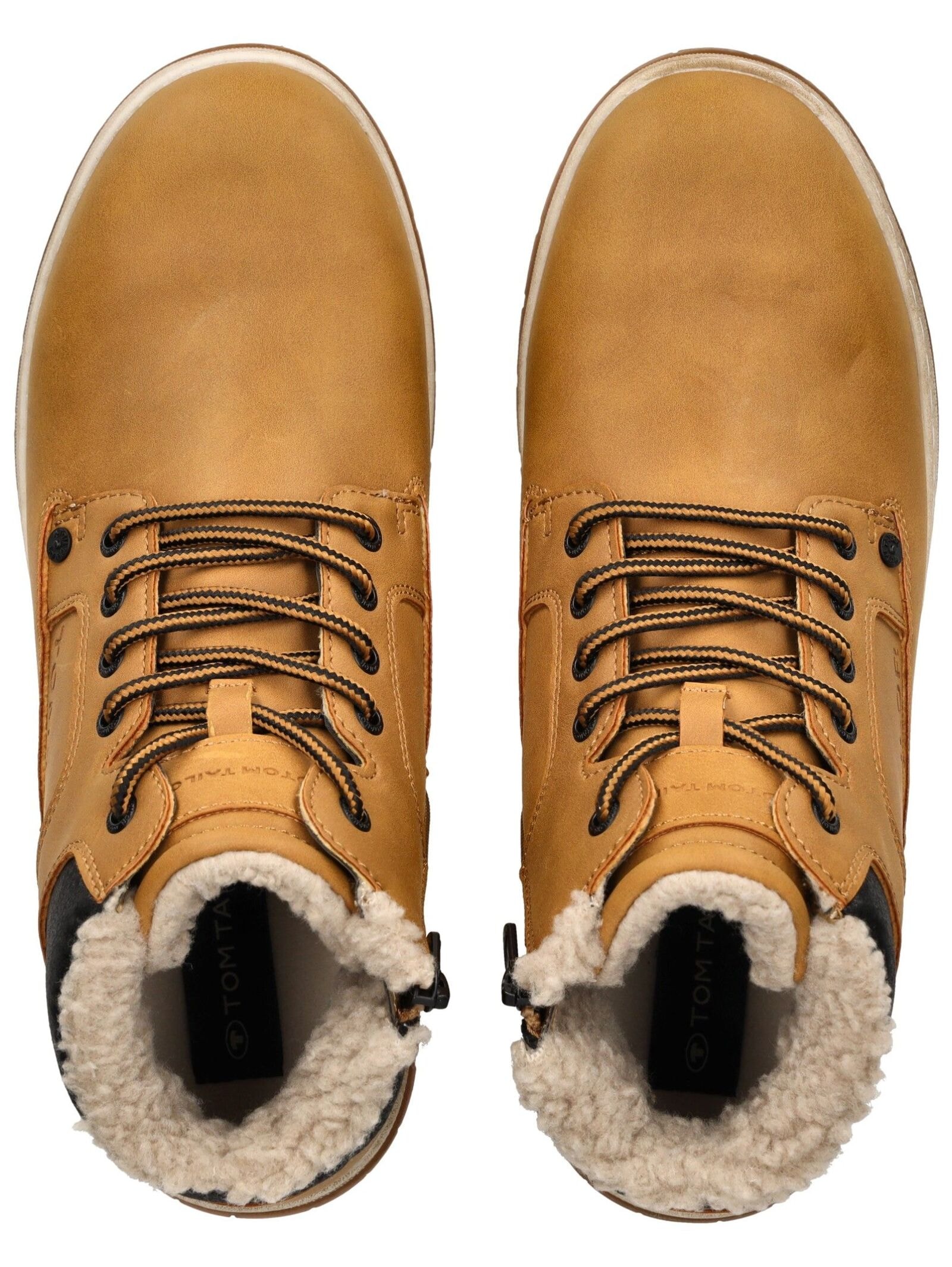 TOM TAILOR Schnürstiefelette »Tom Tailor Stiefelette Lederimitat/Textil«