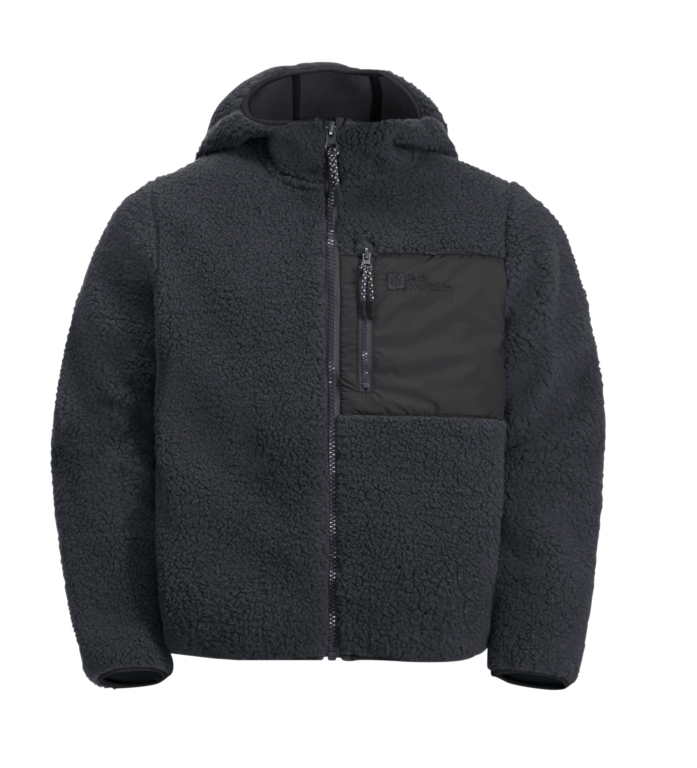 Jack Wolfskin Fleecejacke »ICE CURL HOOD JACKET K«, mit Kapuze