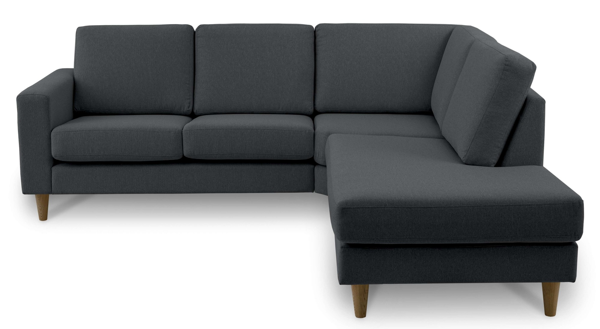 andas Ecksofa »Tvinno«, im skandinavischen Stil, L-Form, mit Massivholzfüßen, Breite 230 cm