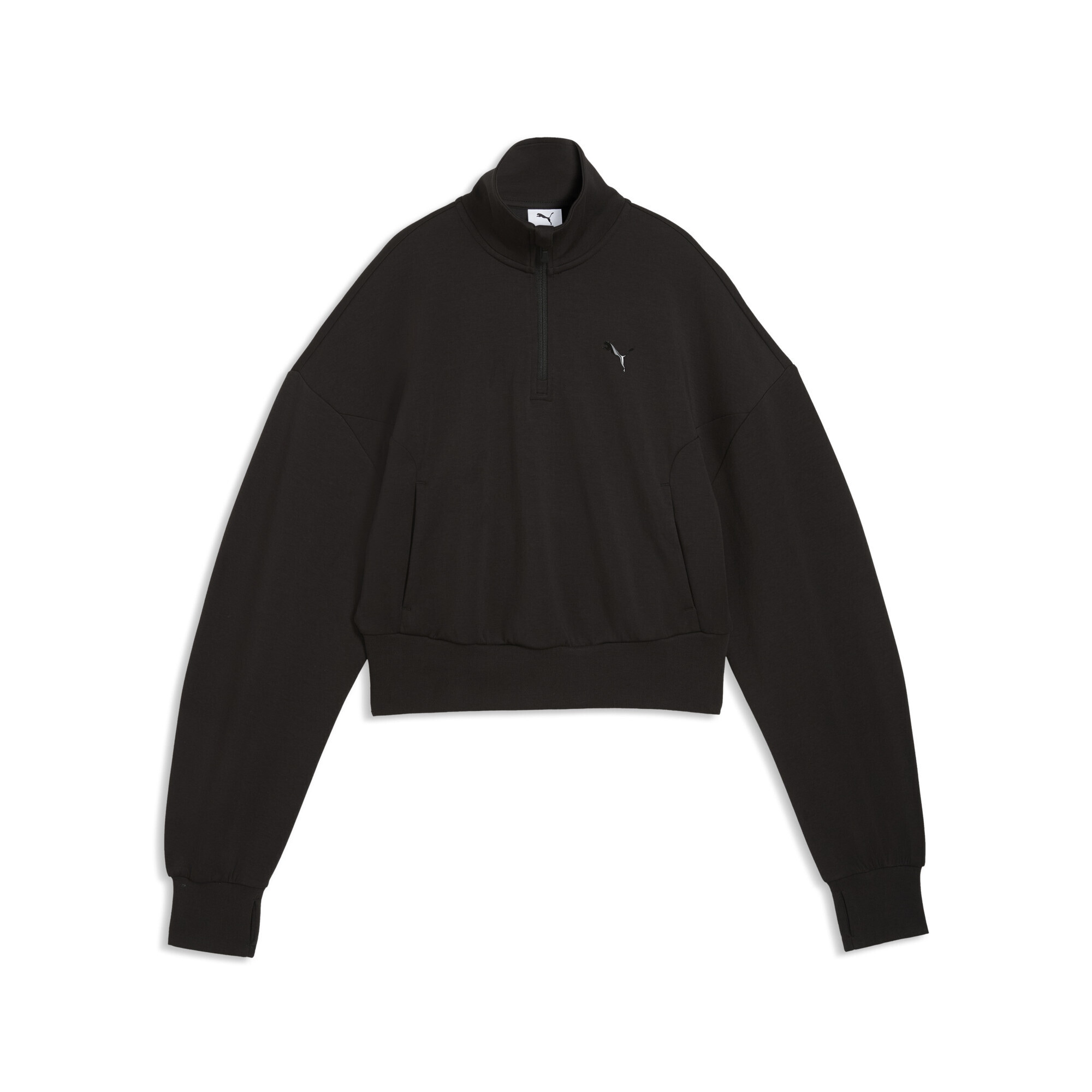PUMA "PUMATECH SENSE Crew Sweatshirt mit Reißverschluss bis zum Hals"