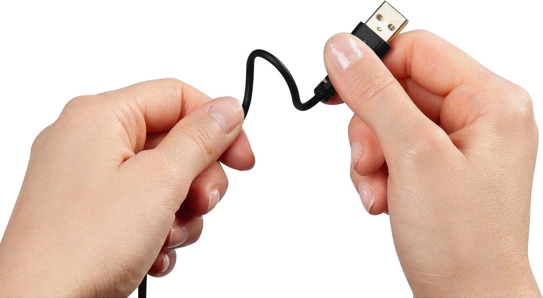 Hama USB-Kabel »Micro-USB-Kabel, vergoldet, verdrehsicher, Schwarz, 0,75 m USB-Kabel«, Micro-USB-USB Micro-B-USB Typ A, 750 cm