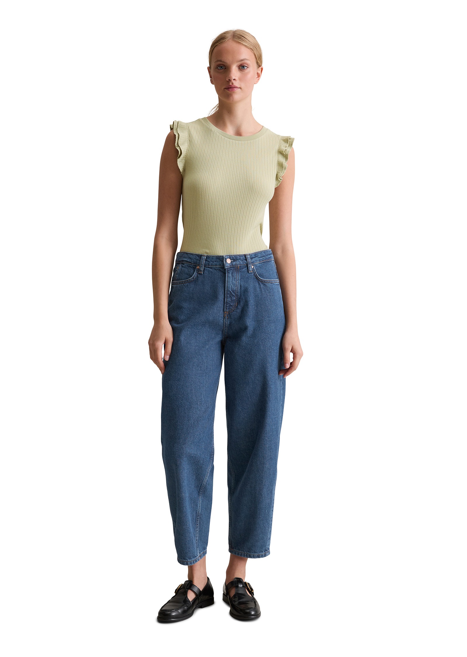 Marc O'Polo DENIM T-Shirt »aus modernem Ribbjersey«