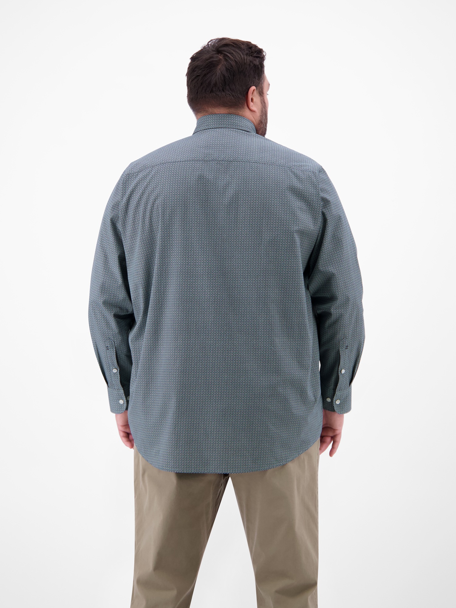 LERROS Langarmhemd "LERROS Langarmhemd mit Kentkragen aus 100% Baumwolle" günstig online kaufen