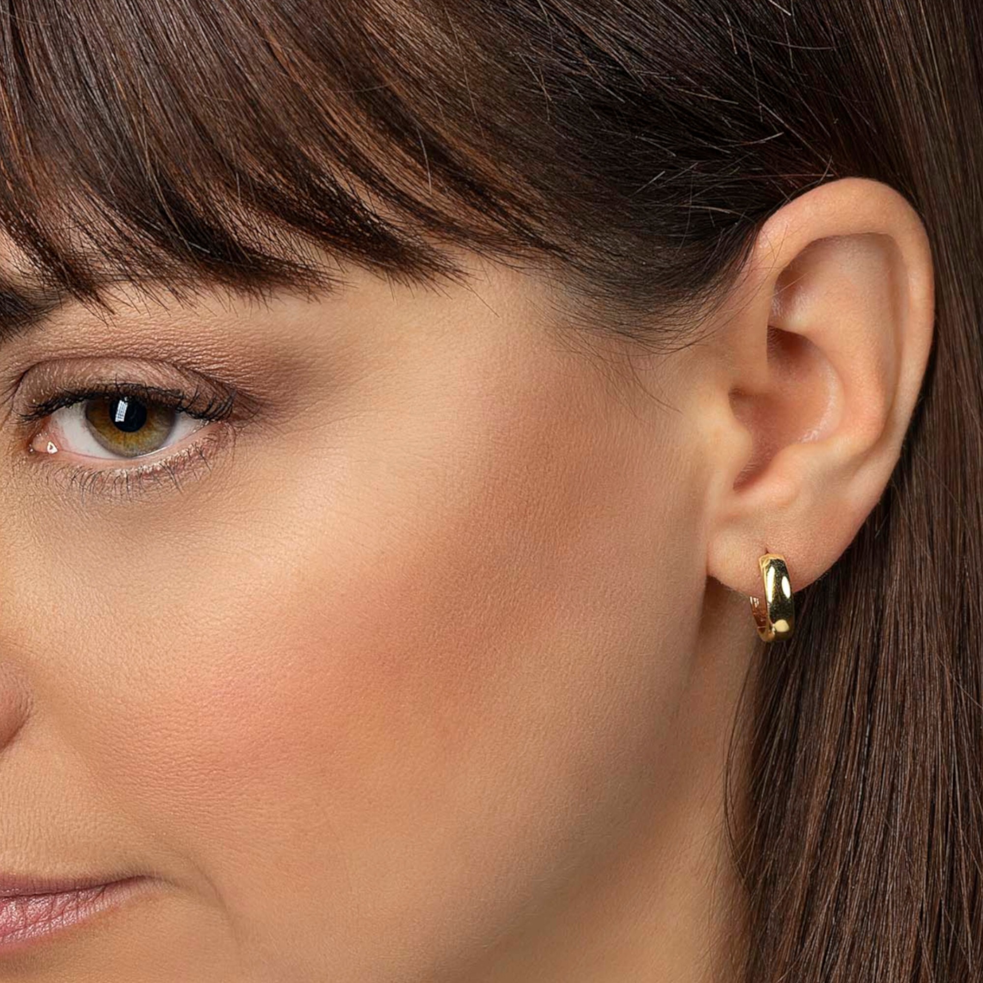 Paar Creolen ONE ELEMENT "Ohrringe Creolen aus 585 Gelbgold Ø 14,0 x 4,0 mm", gold, Ohrringe, Damen, Damen, Gelbgold 585 Gold, Gelbgold 585, Gold, Modern & klar – ein Stück für zeitlose Looks 3