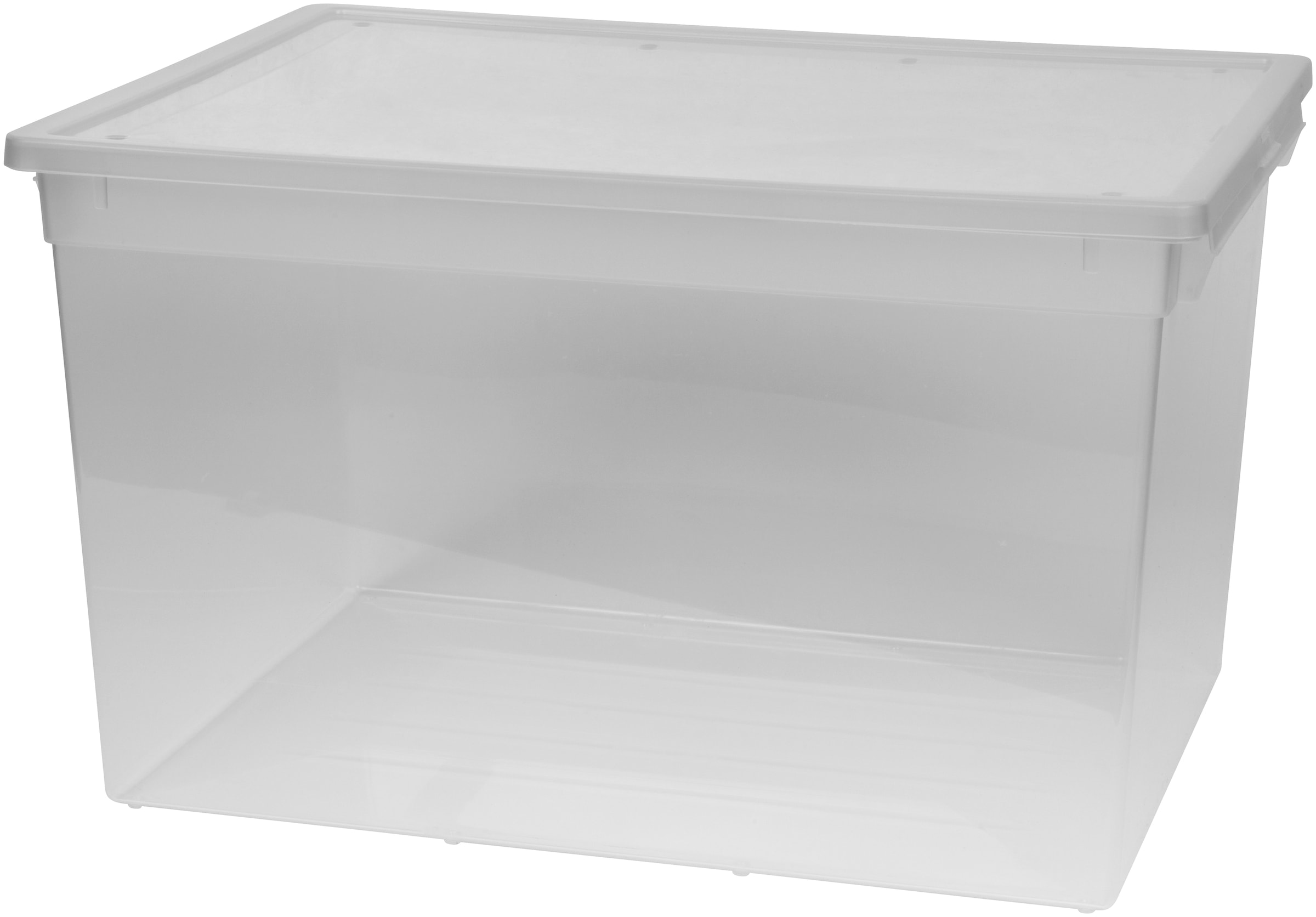 Kreher Aufbewahrungsbox, (Set, 2 St.), mit Deckel, Größe XXL 48 Liter