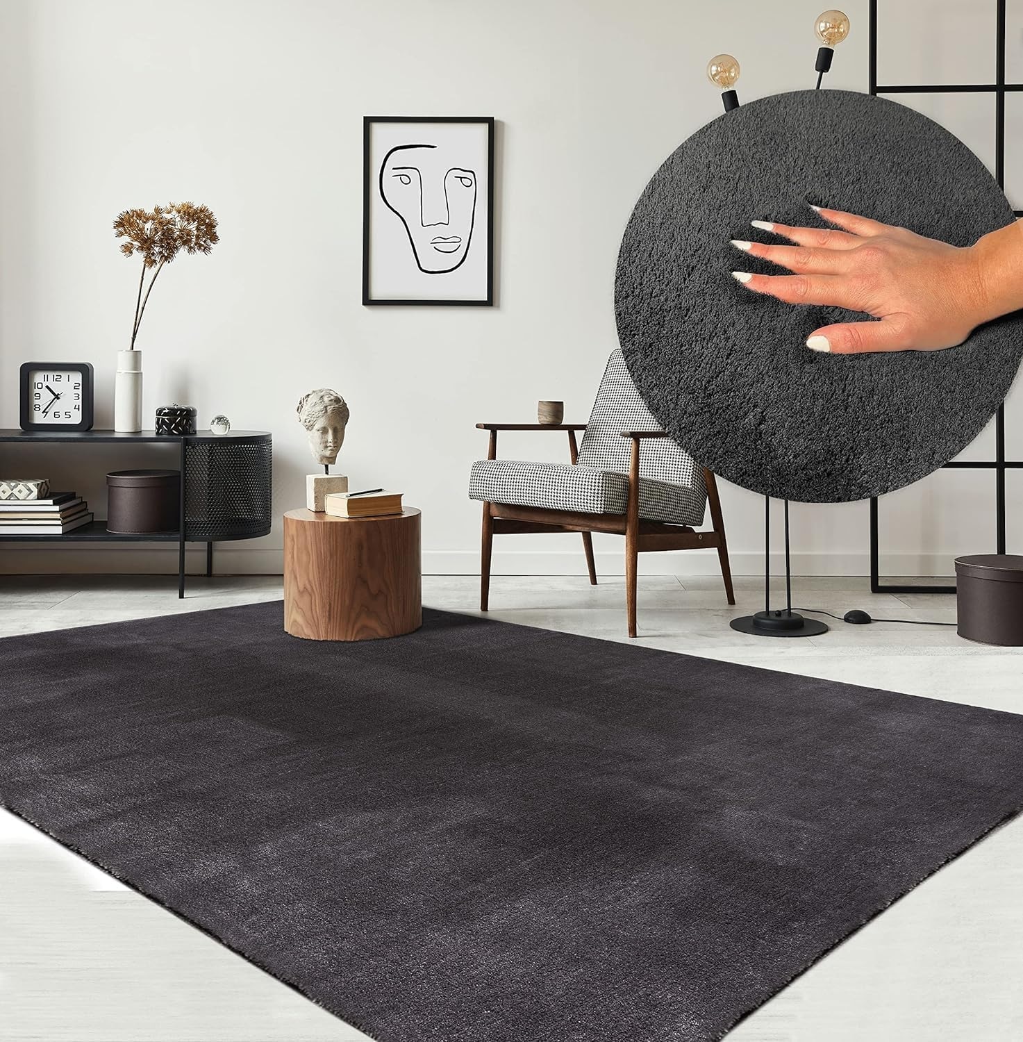 the carpet Teppich "Relax" rechteckig 16 mm Höhe waschbarer Wohnzimmer Tepp günstig online kaufen