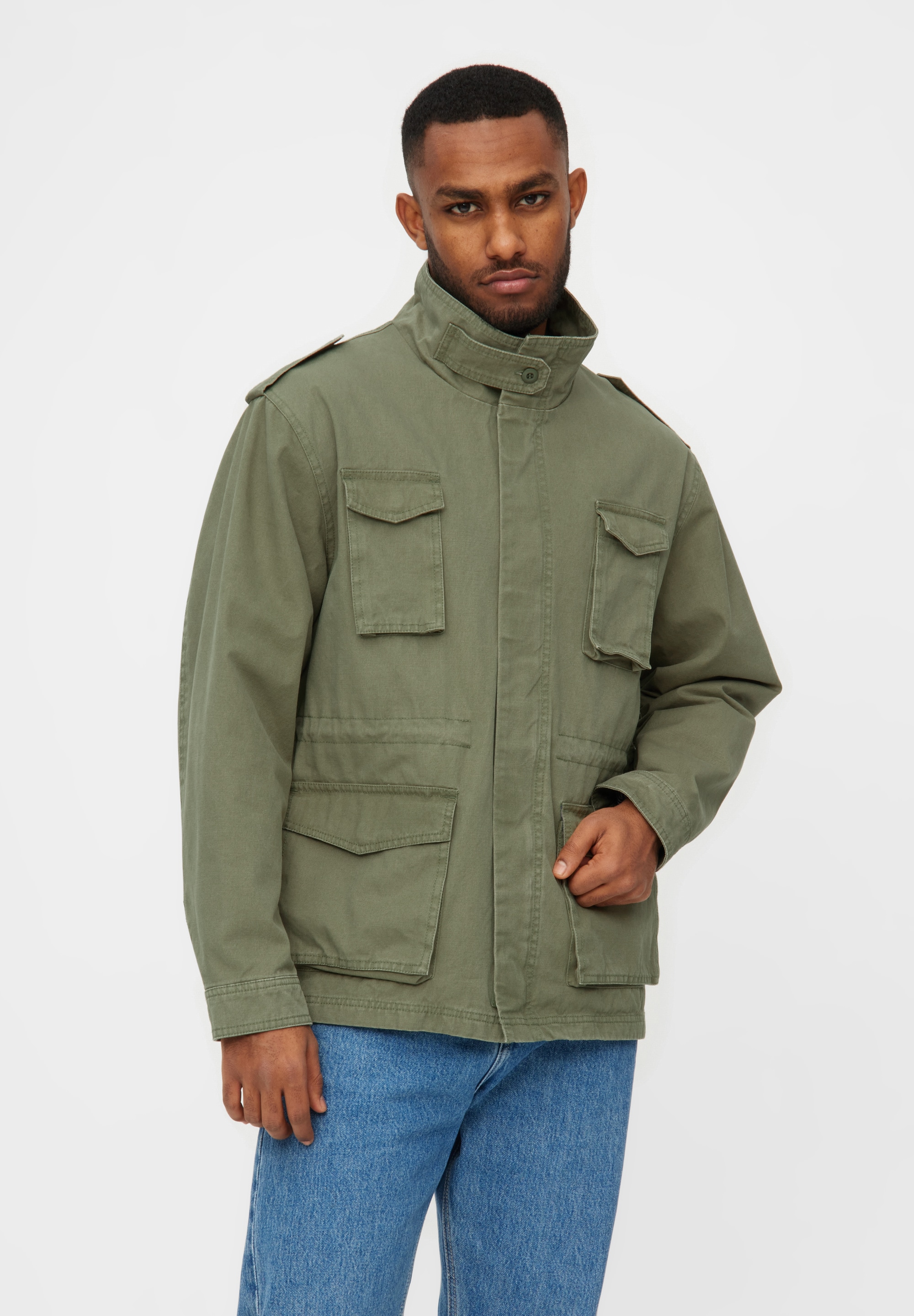 Derbe Parka "Milby", ohne Kapuze, Canvas Jacke, Innentasche, Baumwolllining günstig online kaufen