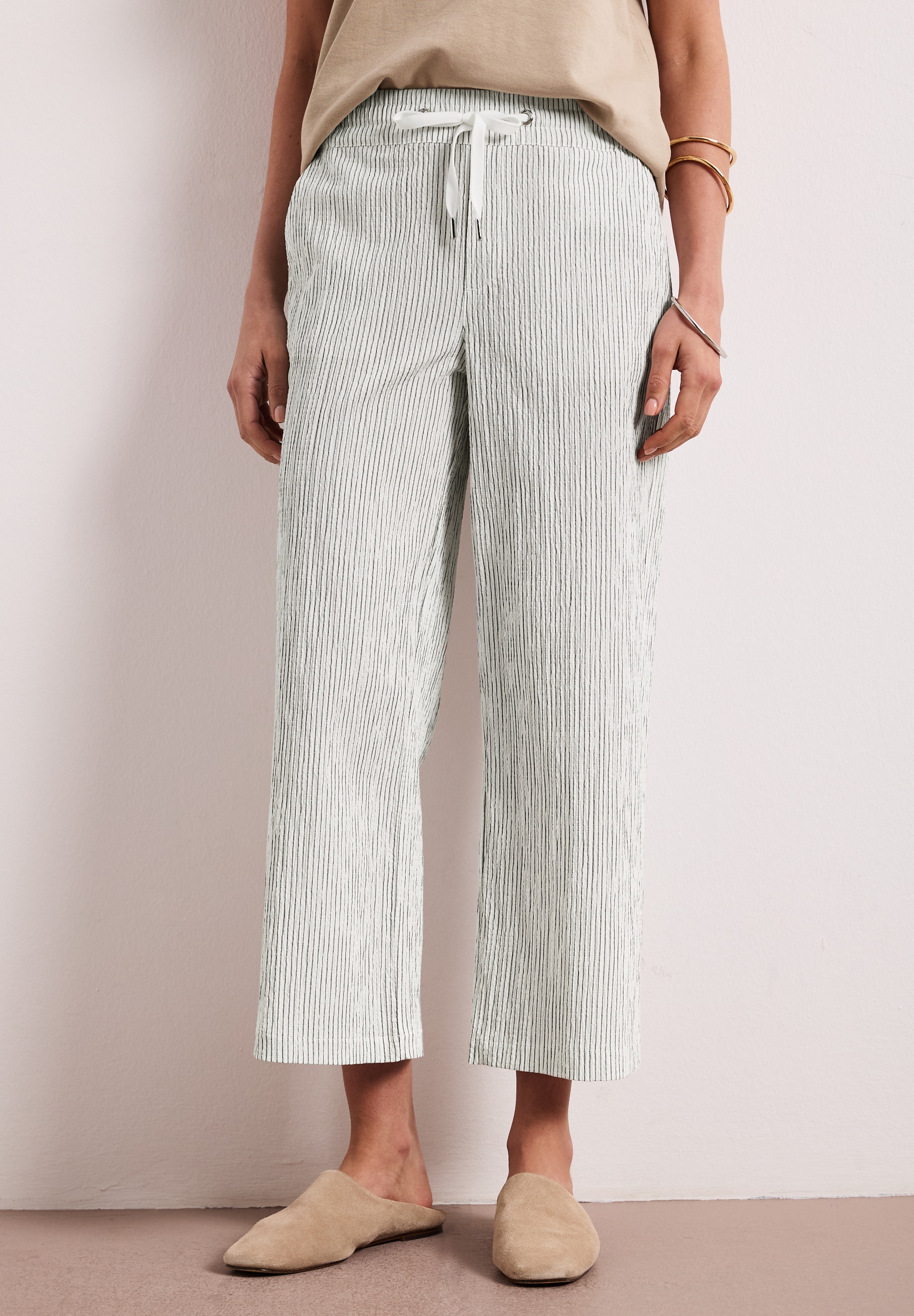 STREET ONE Stoffhose High Waist günstig online kaufen