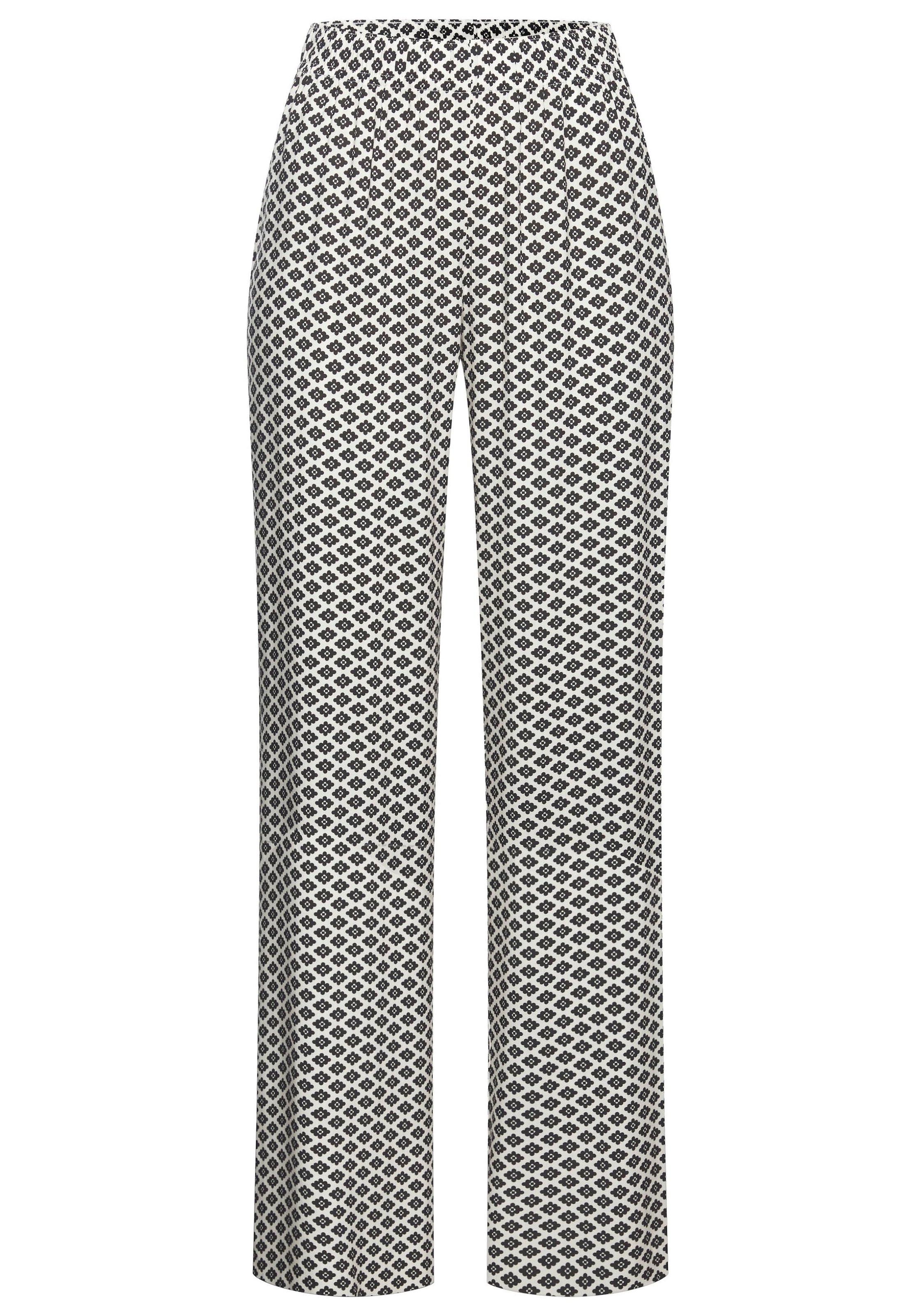 LASCANA Pyjamahose, Mit edlem Allover-Muster