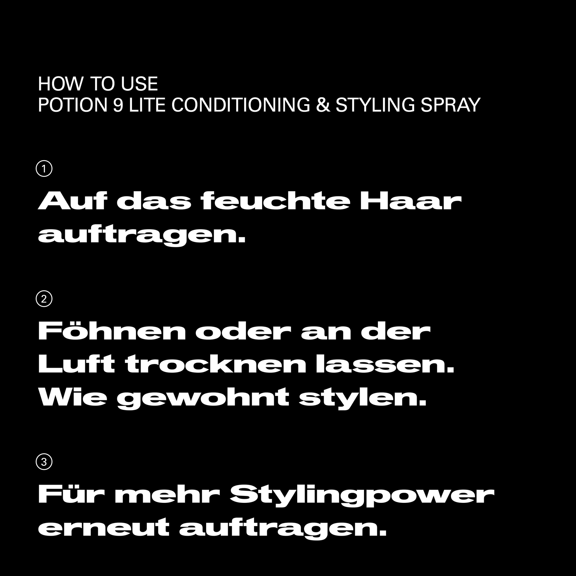 Sebastian Professional Haarpflege-Spray »Potion 9 Lite« für geschädigtes, trockenes, glanzloses und widerspenstiges Haar