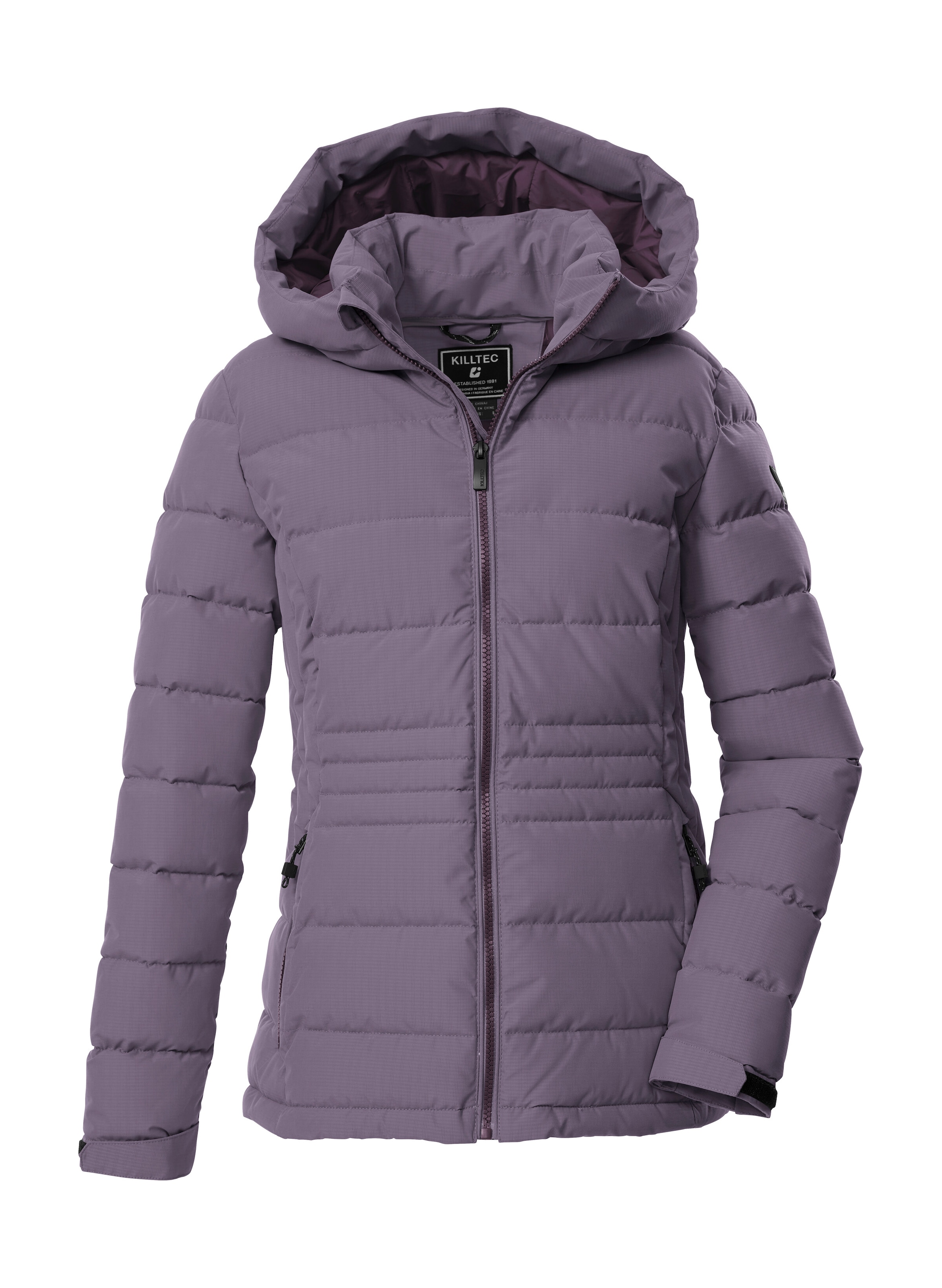 Killtec "KOW 10 WMN QLTD JCKT" Winddichte, wasserabweisende Damen Steppjacke mit verstellbarer Kapuze