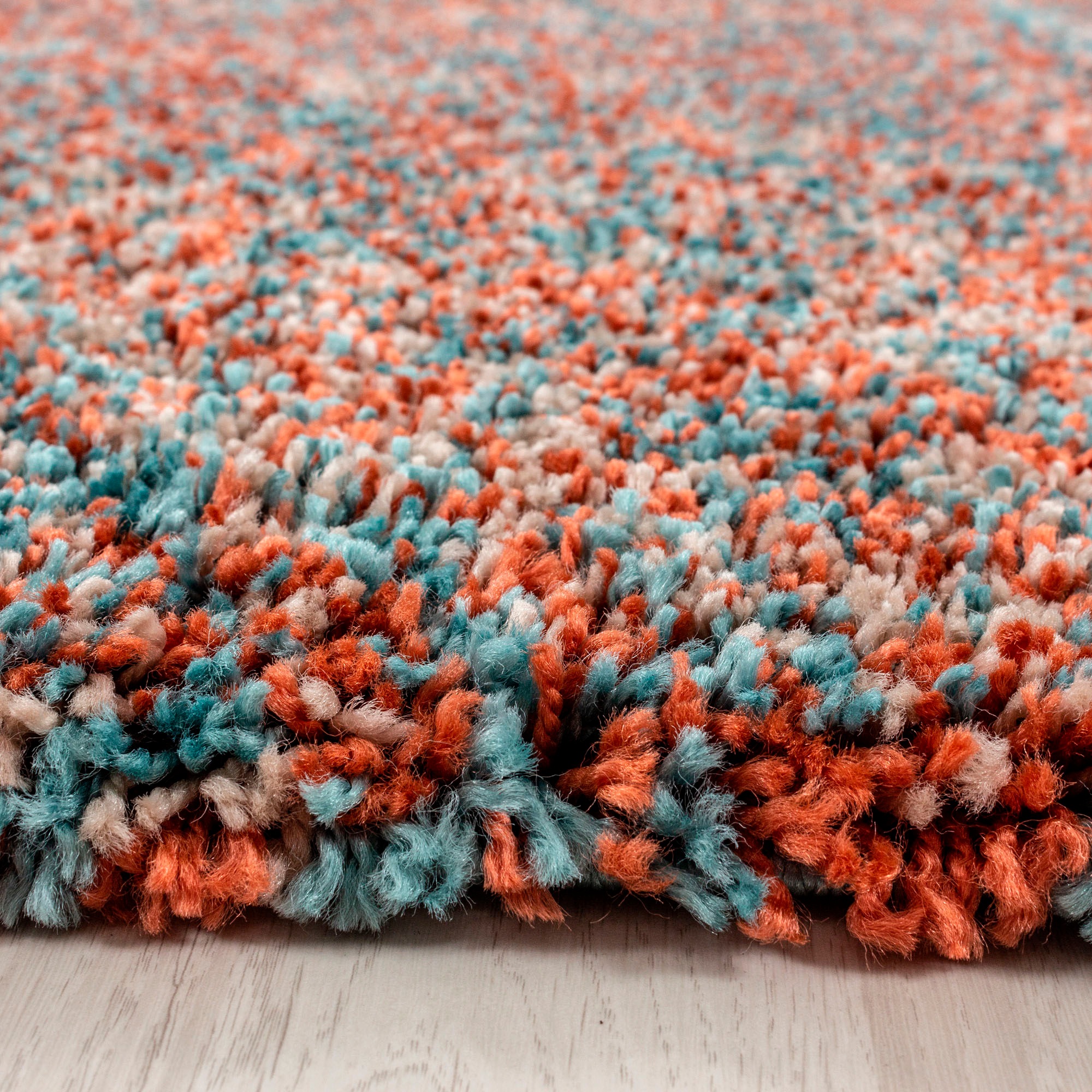 Ayyildiz Teppiche "Enjoy Shaggy" rund 50 mm Höhe melierter Langflor, Wohnzi günstig online kaufen