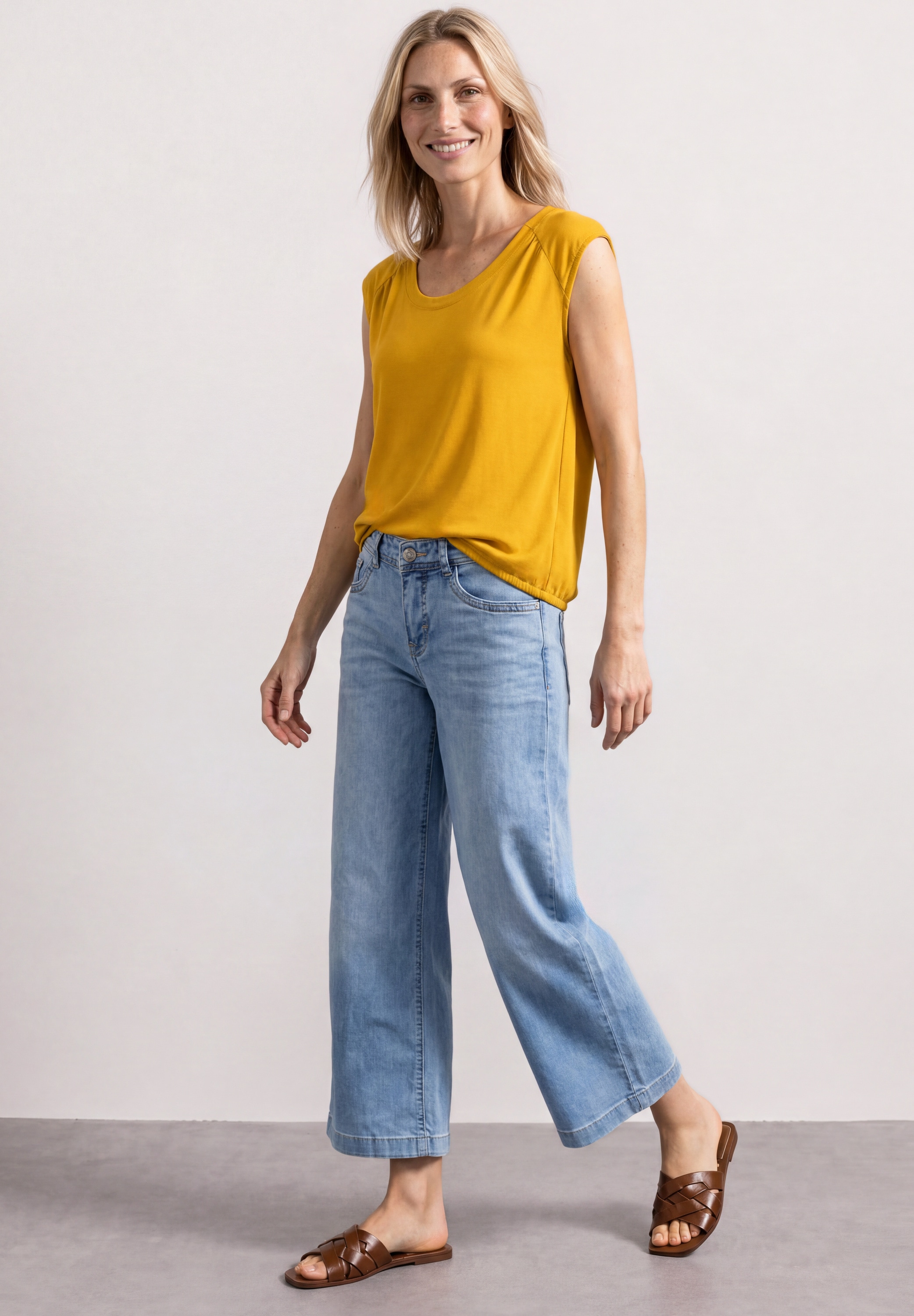 STREET ONE Shirttop aus stretchigem Viskosematerial