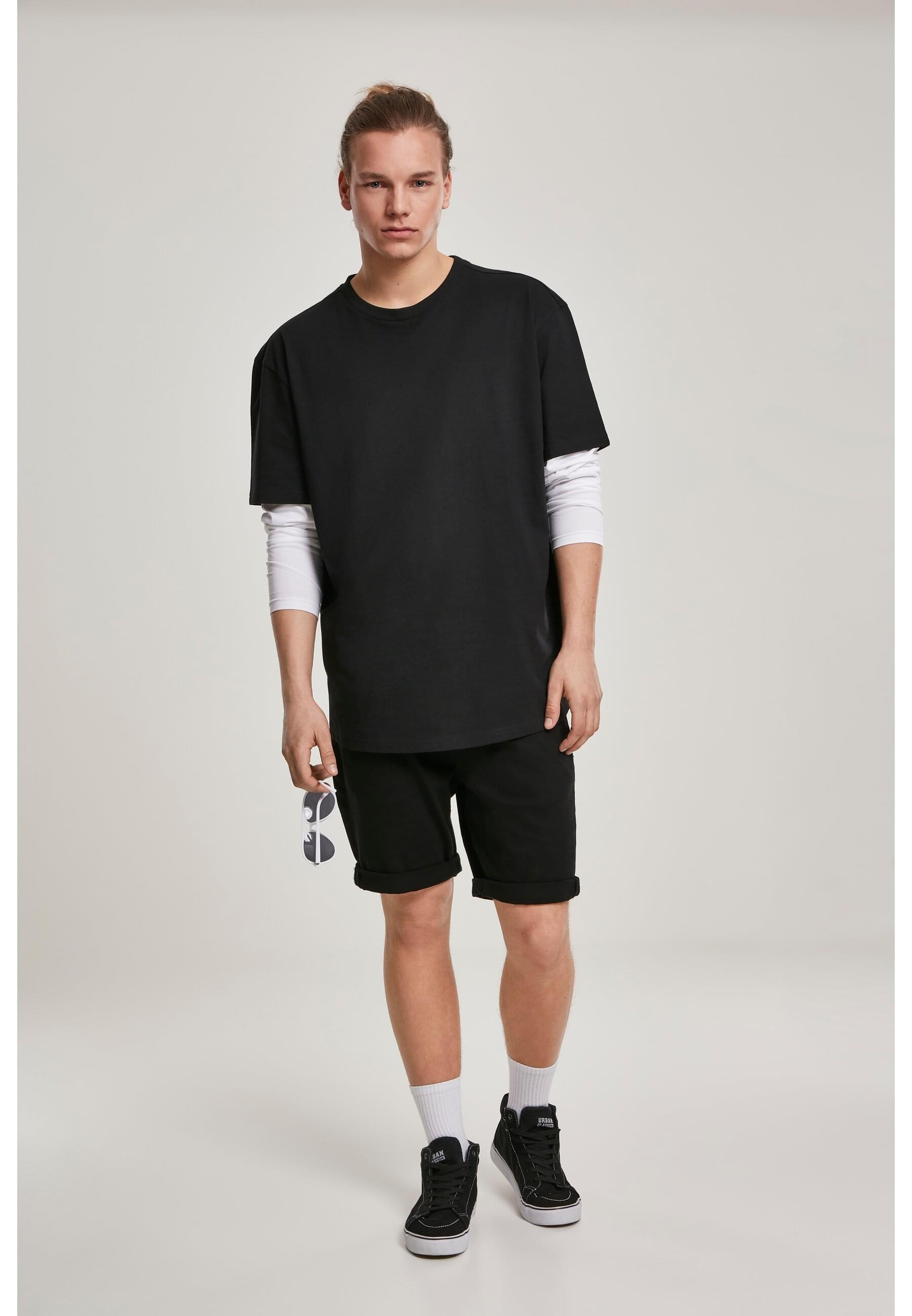 URBAN CLASSICS T-Shirt »Urban Classics Herren Oversized Shaped Double Layer LS Tee«