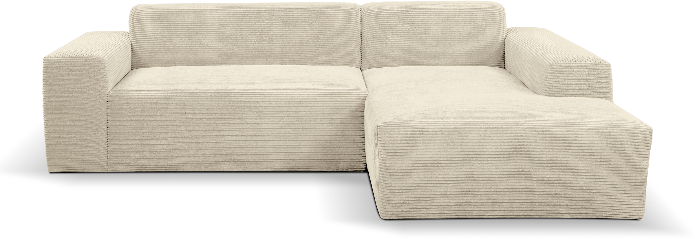 WERK2 Ecksofa "Zeus-L", Curvy Trend Ecksofa mit urbaner Optik günstig online kaufen