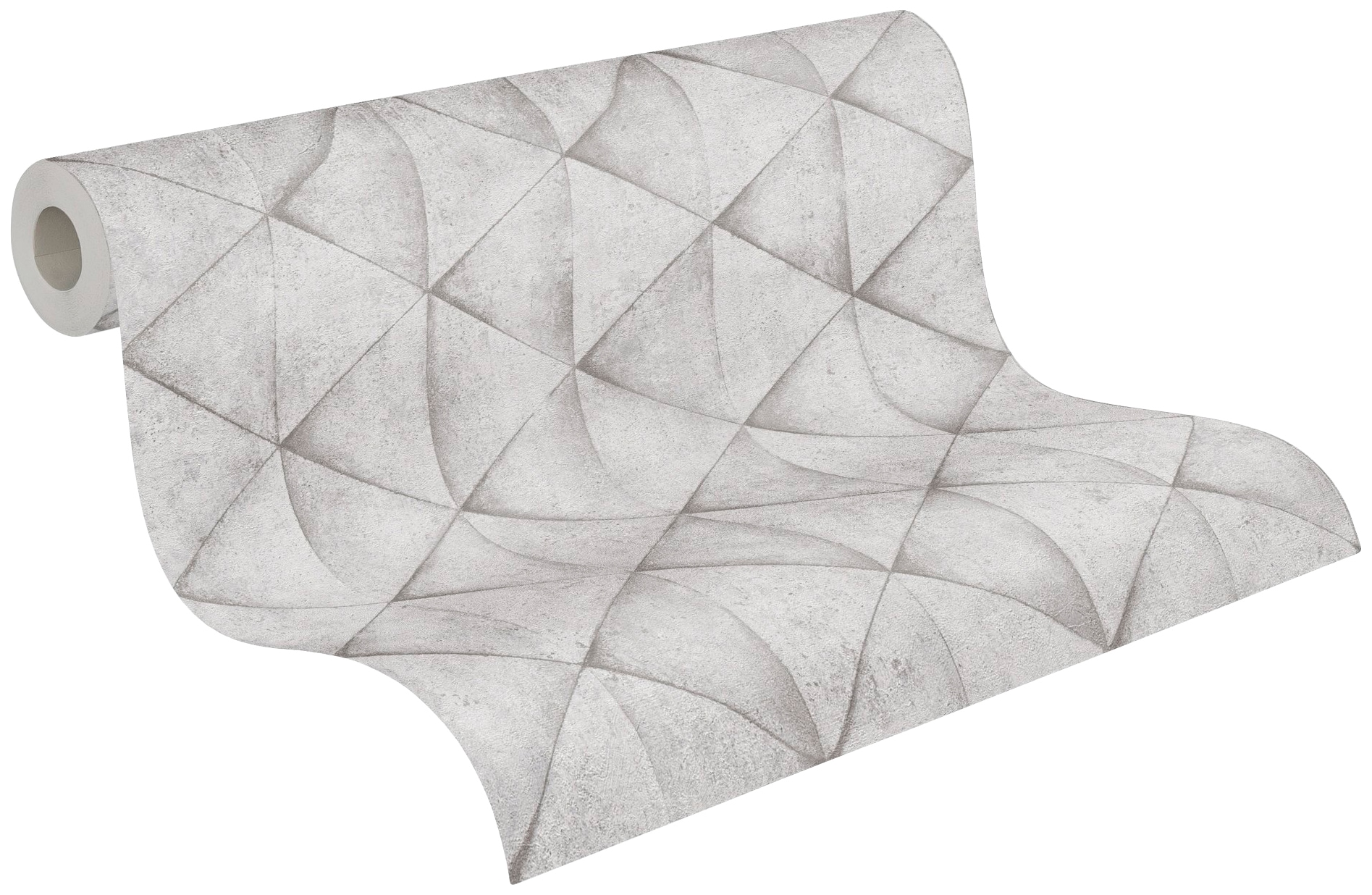 living walls Vliestapete »Industrial«, 3D-Optik-geometrisch-grafisch, Steinoptik Tapete Geometrisch Tapeten Wohnzimmer Schlafzimmer Küche