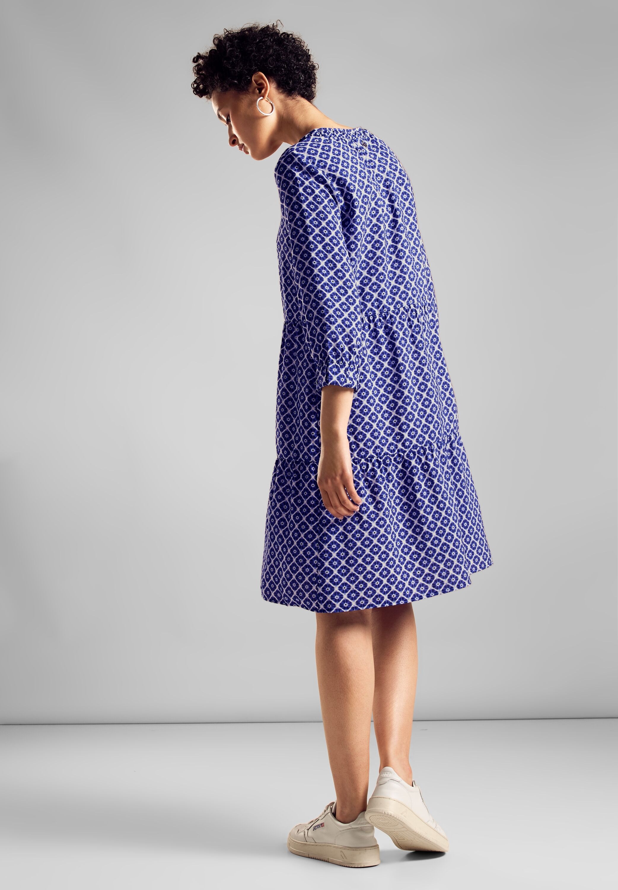 STREET ONE Sommerkleid Ohne Taschen mit All-Over Print günstig online kaufen