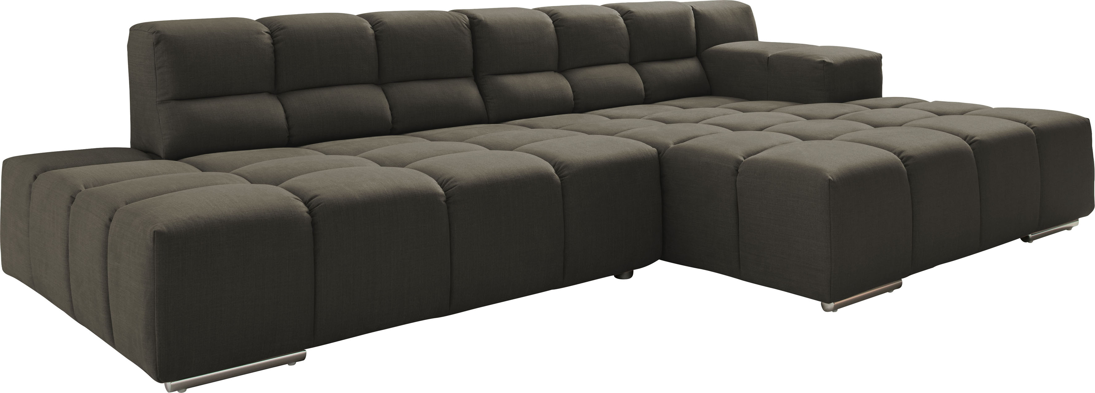 Thumbnail - designwerk Ecksofa "Temple, Designsofa trifft hohen Sitzkomfort, L-Form" mit Sitztiefenverstellung