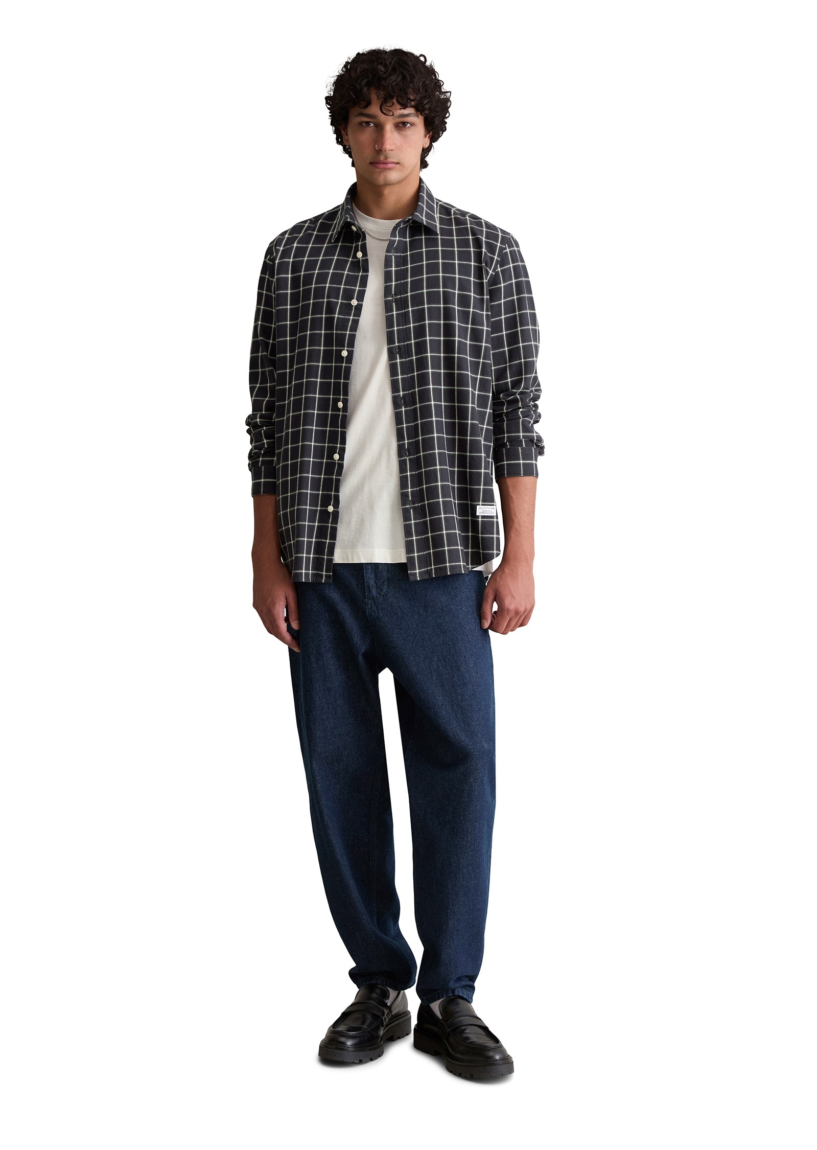Marc O'Polo DENIM Langarmhemd »aus reiner Bio-Baumwolle«