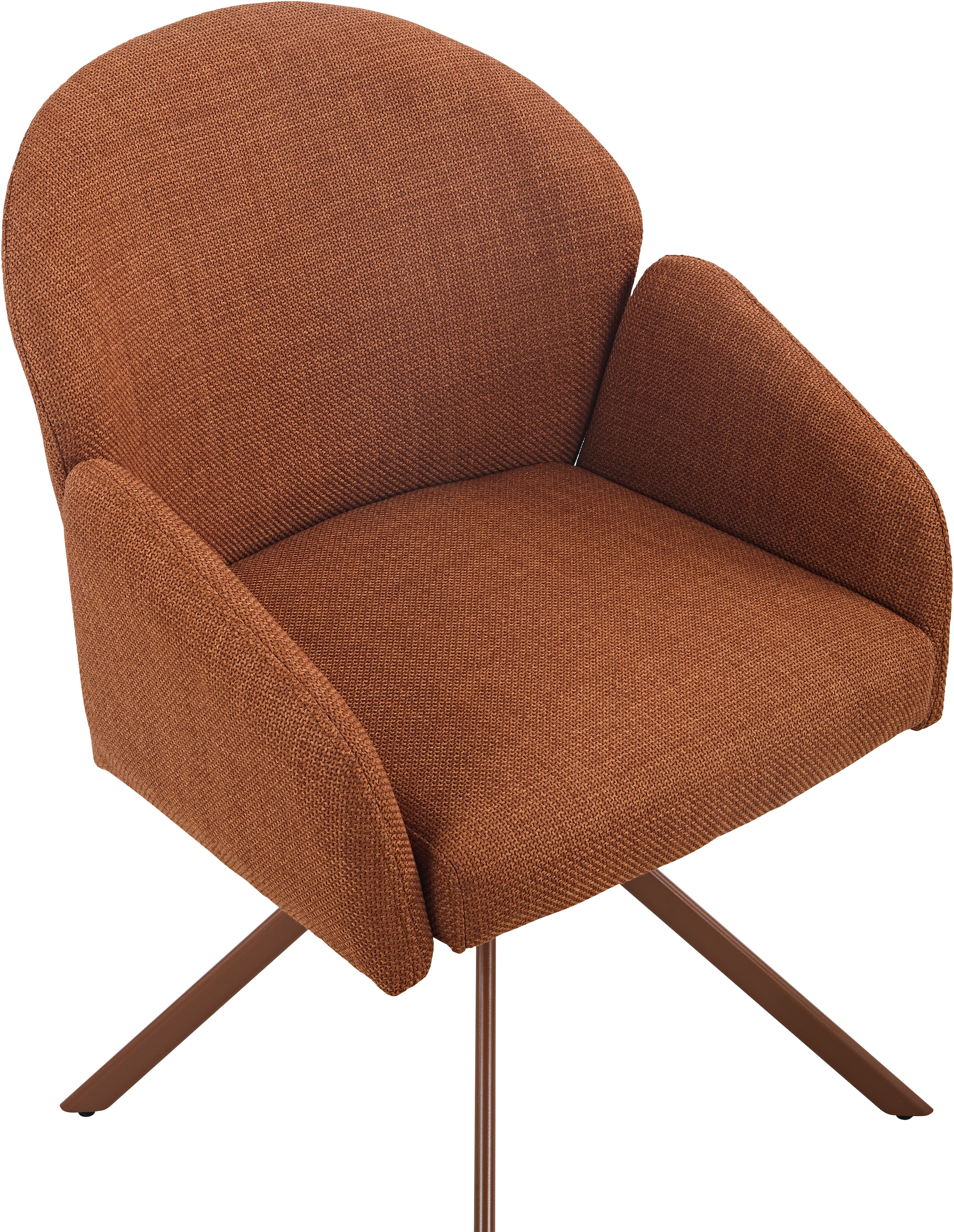 HELA Armlehnstuhl »HOLLY« (Set) 2 Stk.360° drehbar, Armlehnen, Gestell angepasst, Swing Back Komfortrücken