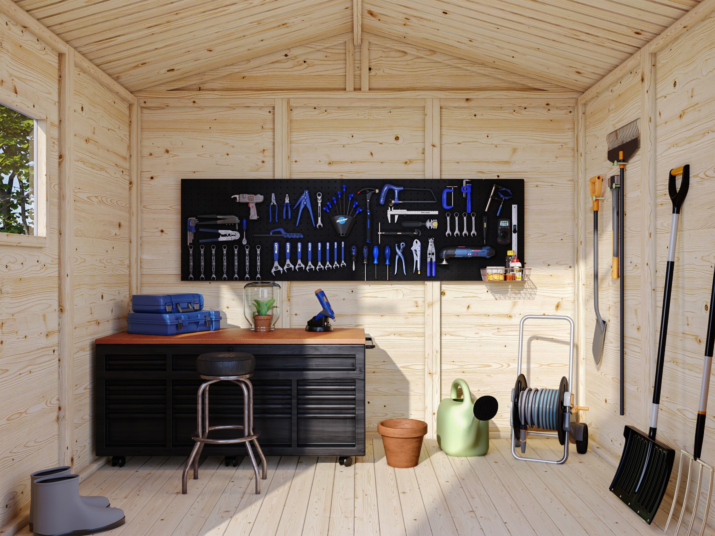 Thumbnail - Palmako Gerätehaus "Dan"