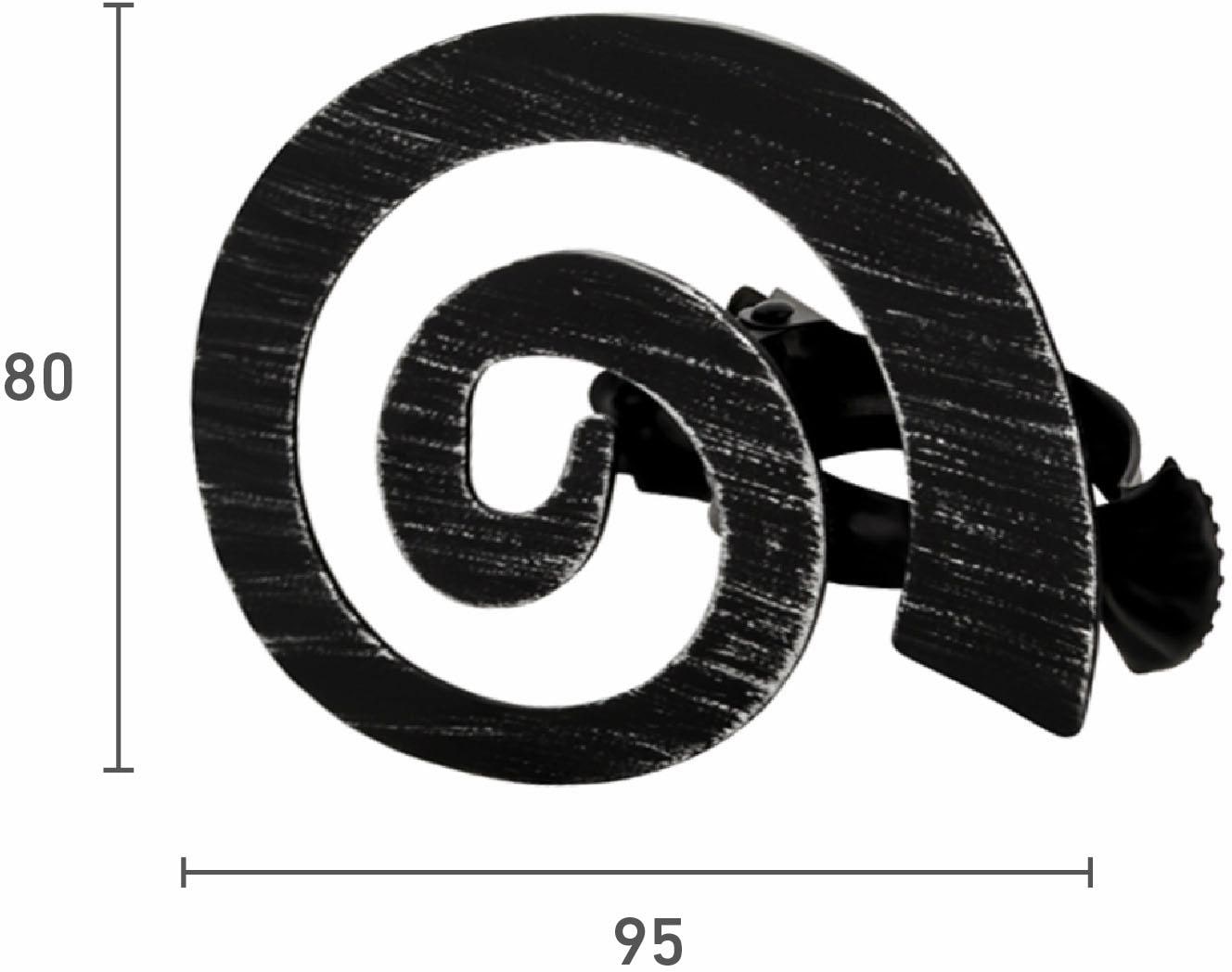 Good Life Dekoklammer für Raffhalter »Helix«, (1 St.), für Stoffe und Vorhänge