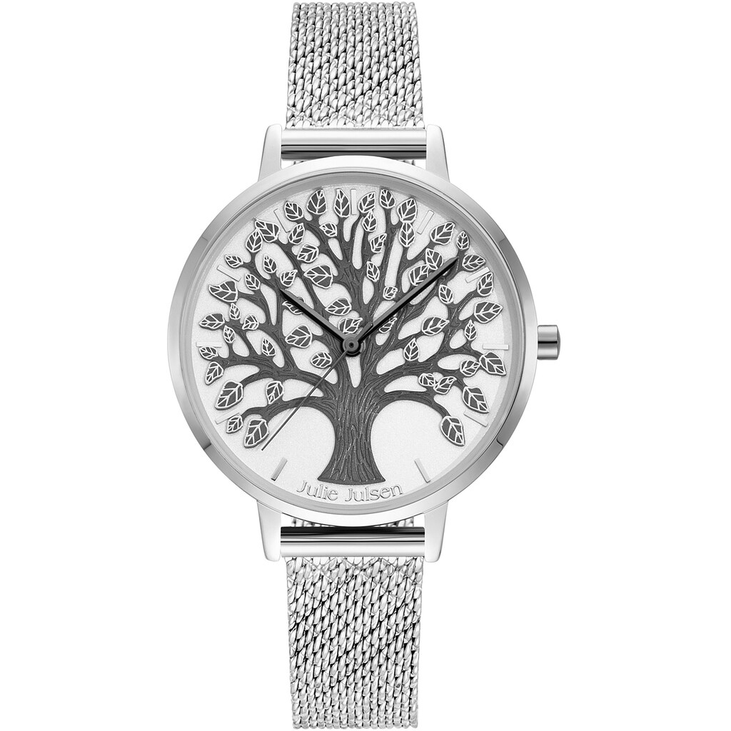 Julie Julsen Quarzuhr »Tree of Life Silver, JJW1277SME«